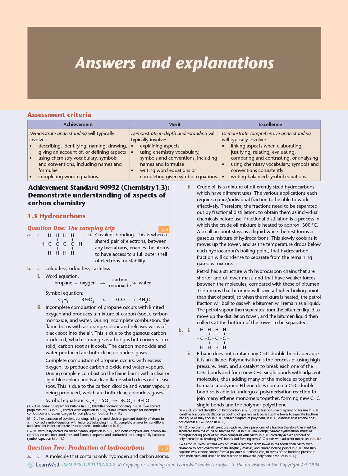 Level 1 Chemistry AME Workbook