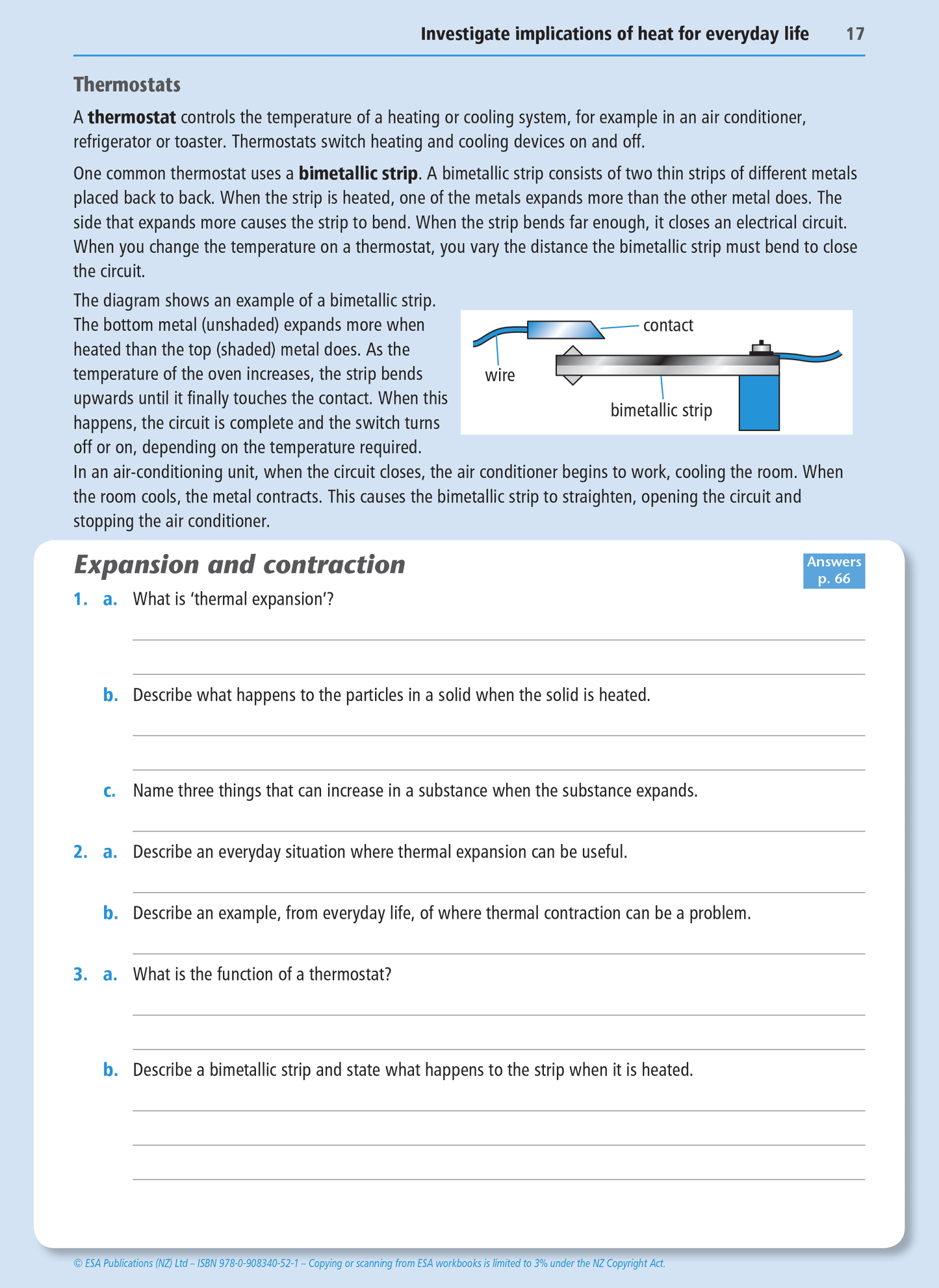 Level 1 Heat for Everyday Life 1.4 Learning Workbook