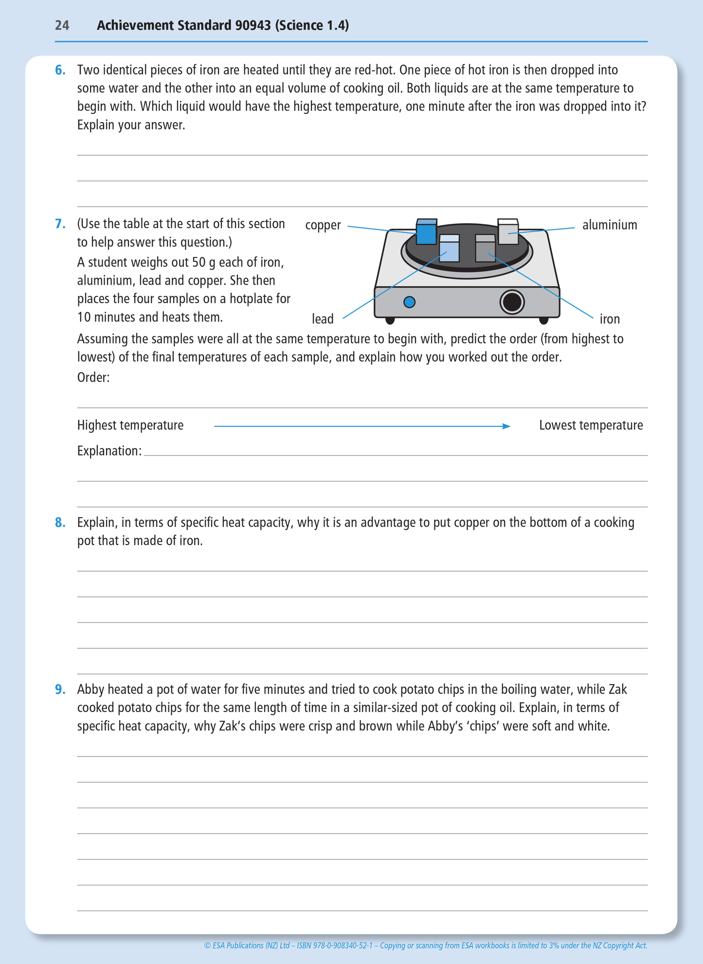 Level 1 Heat for Everyday Life 1.4 Learning Workbook