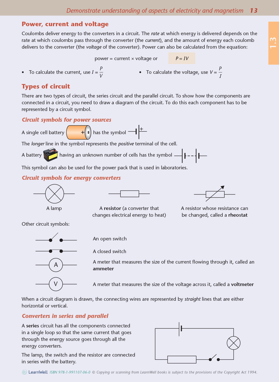 Level 1 Physics AME Workbook