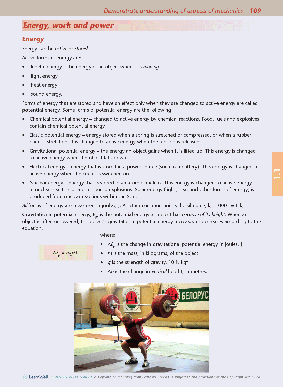 Level 1 Physics AME Workbook