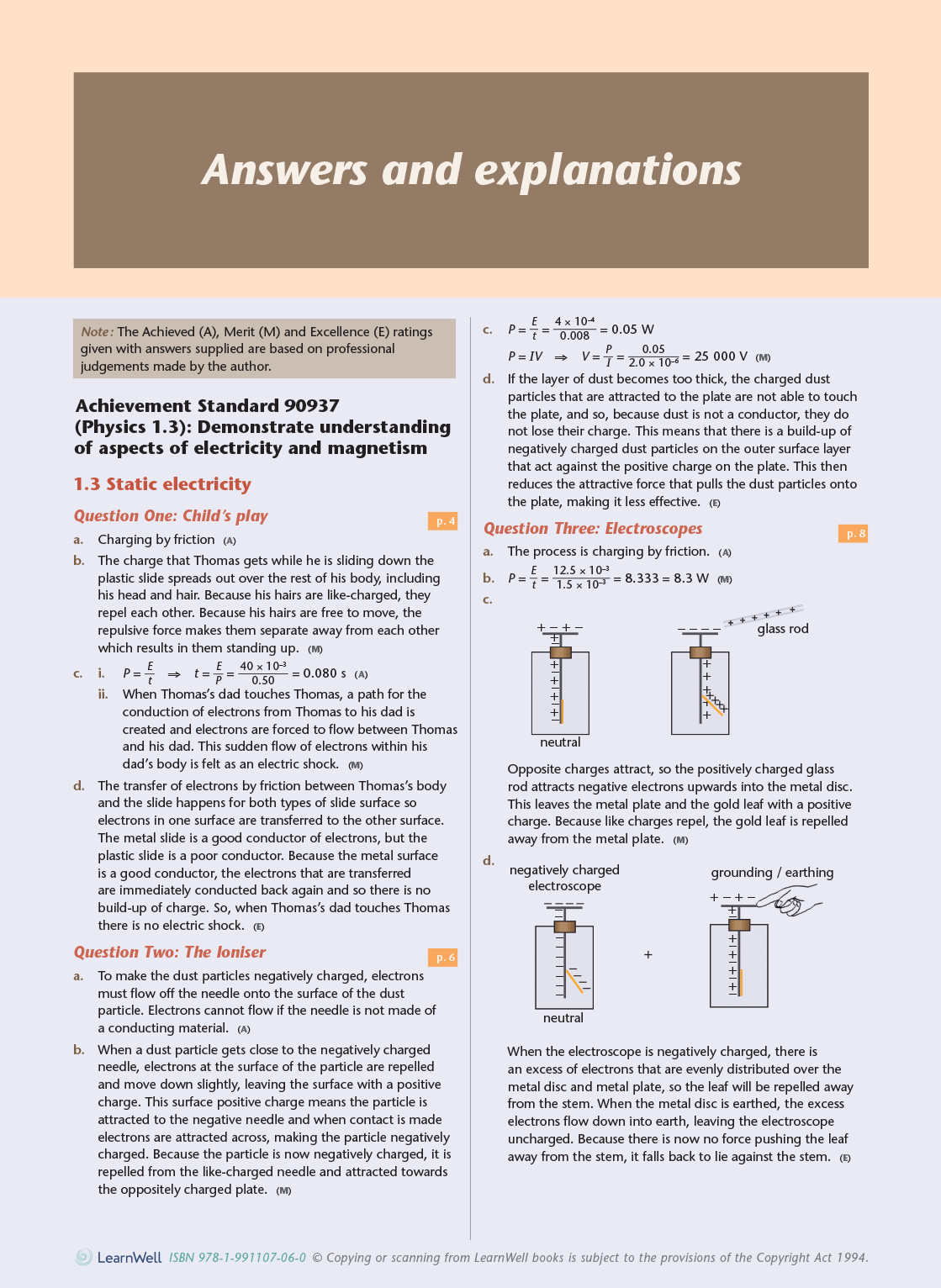 Level 1 Physics AME Workbook