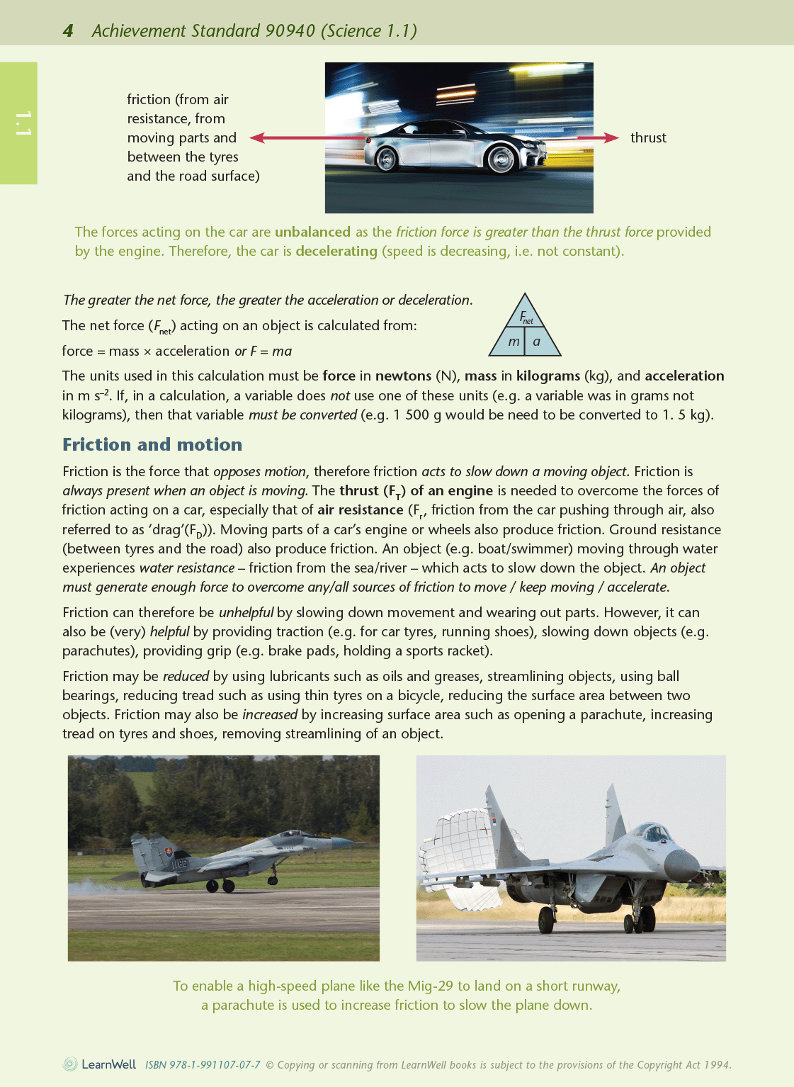 Level 1 Science AME Workbook - SPECIAL (damaged stock at $10 each)