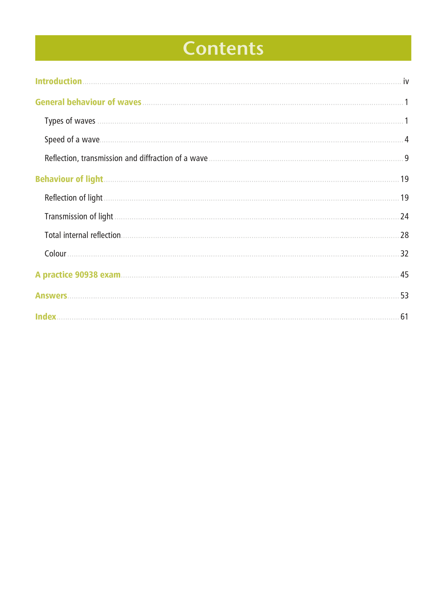 Level 1 Waves 1.4 Learning Workbook