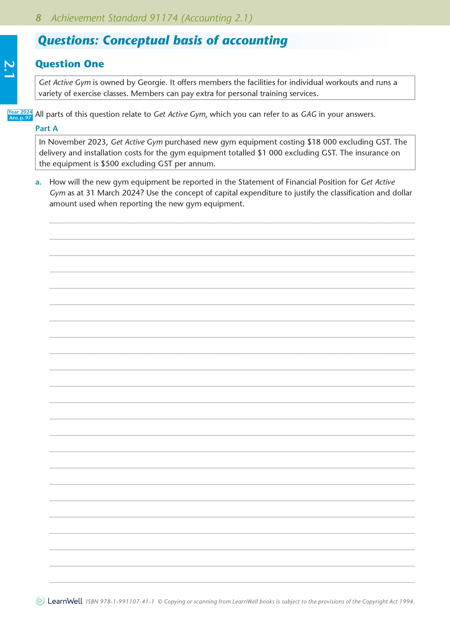 Level 2 Accounting AME Workbook