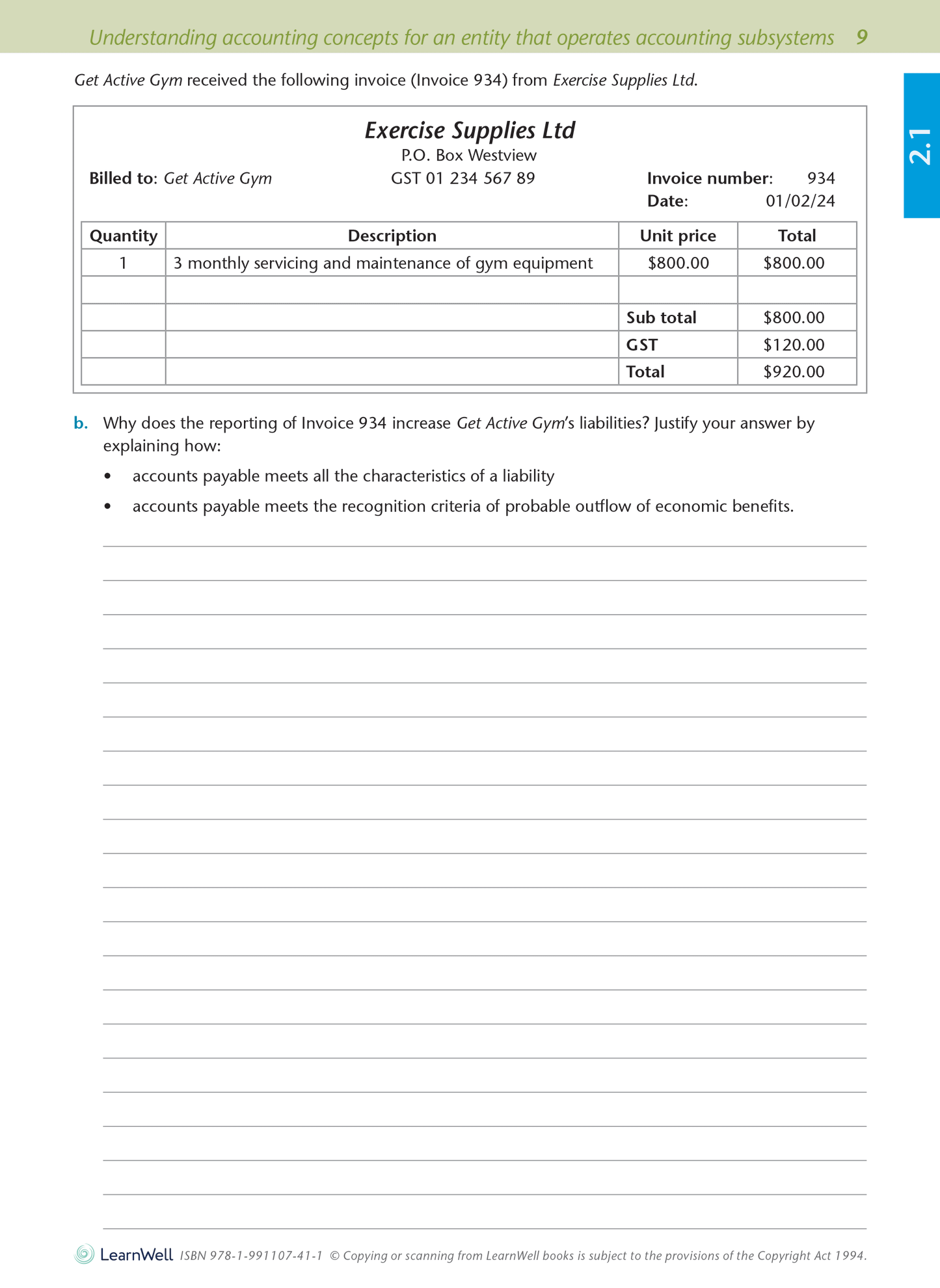 Level 2 Accounting AME Workbook