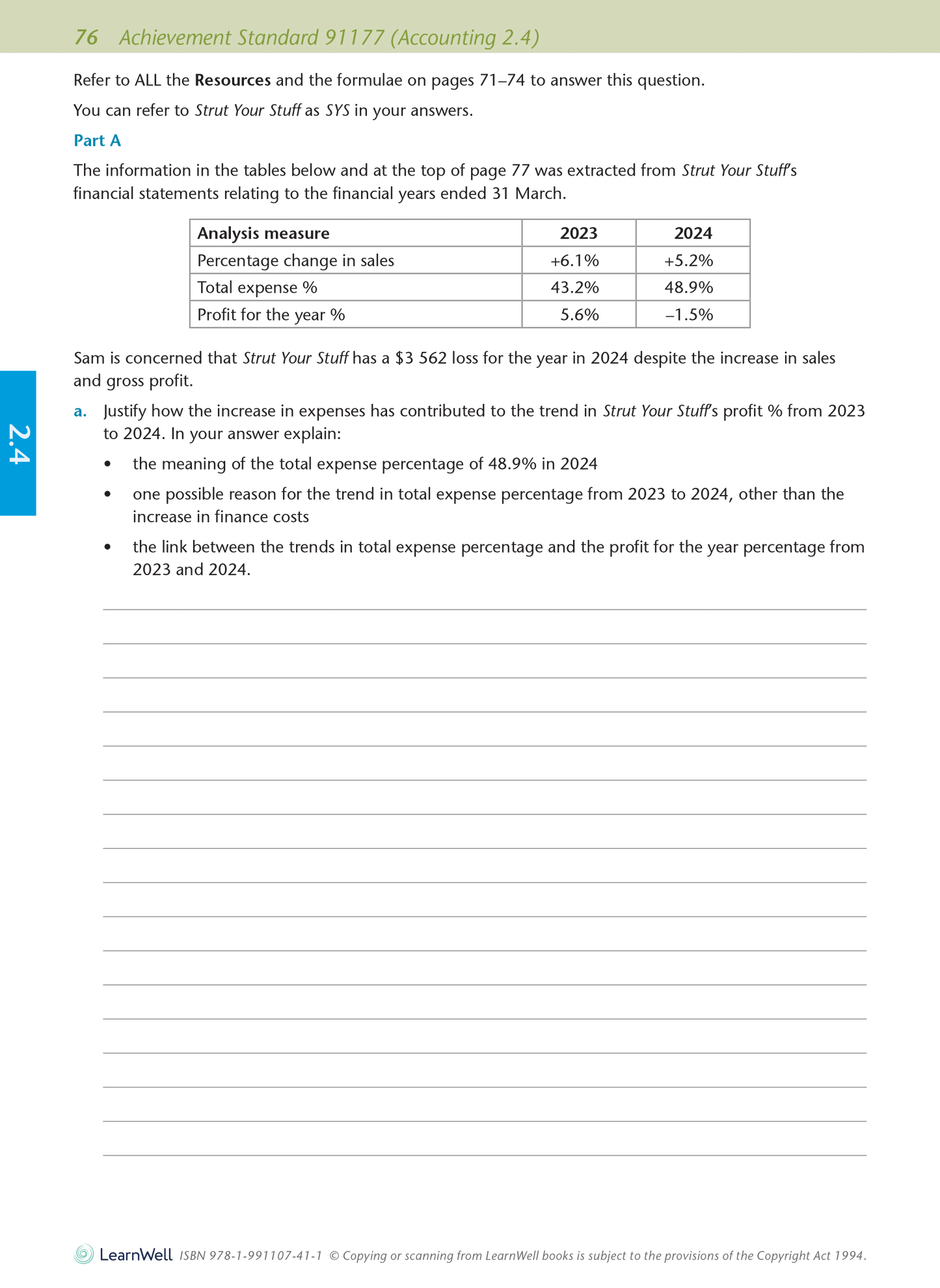 Level 2 Accounting AME Workbook