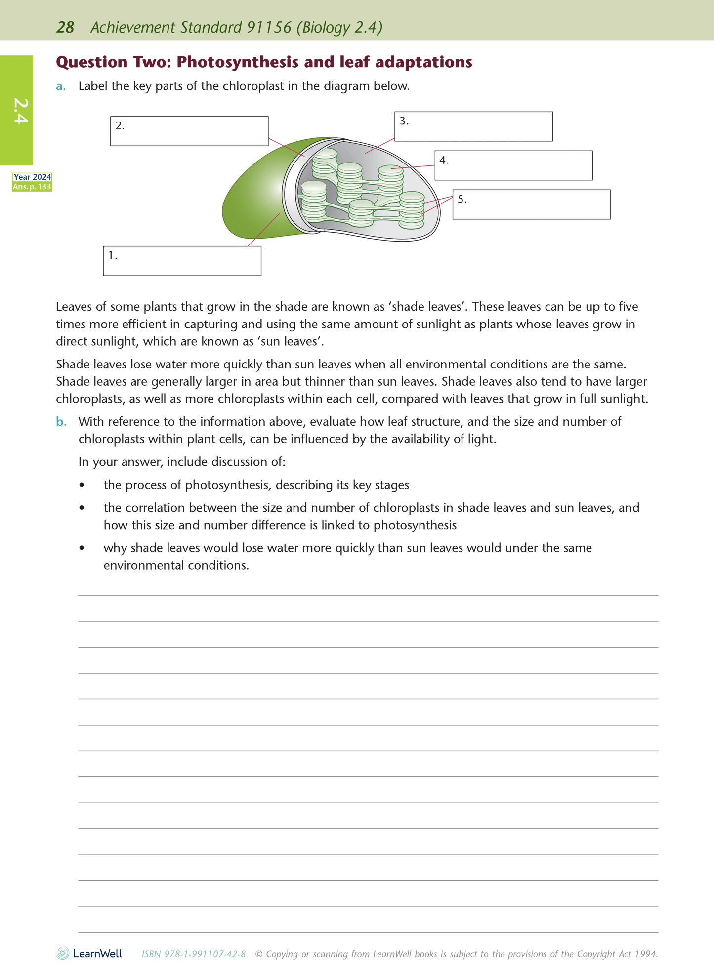Level 2 Biology AME Workbook - SPECIAL (damaged stock at $10 each)