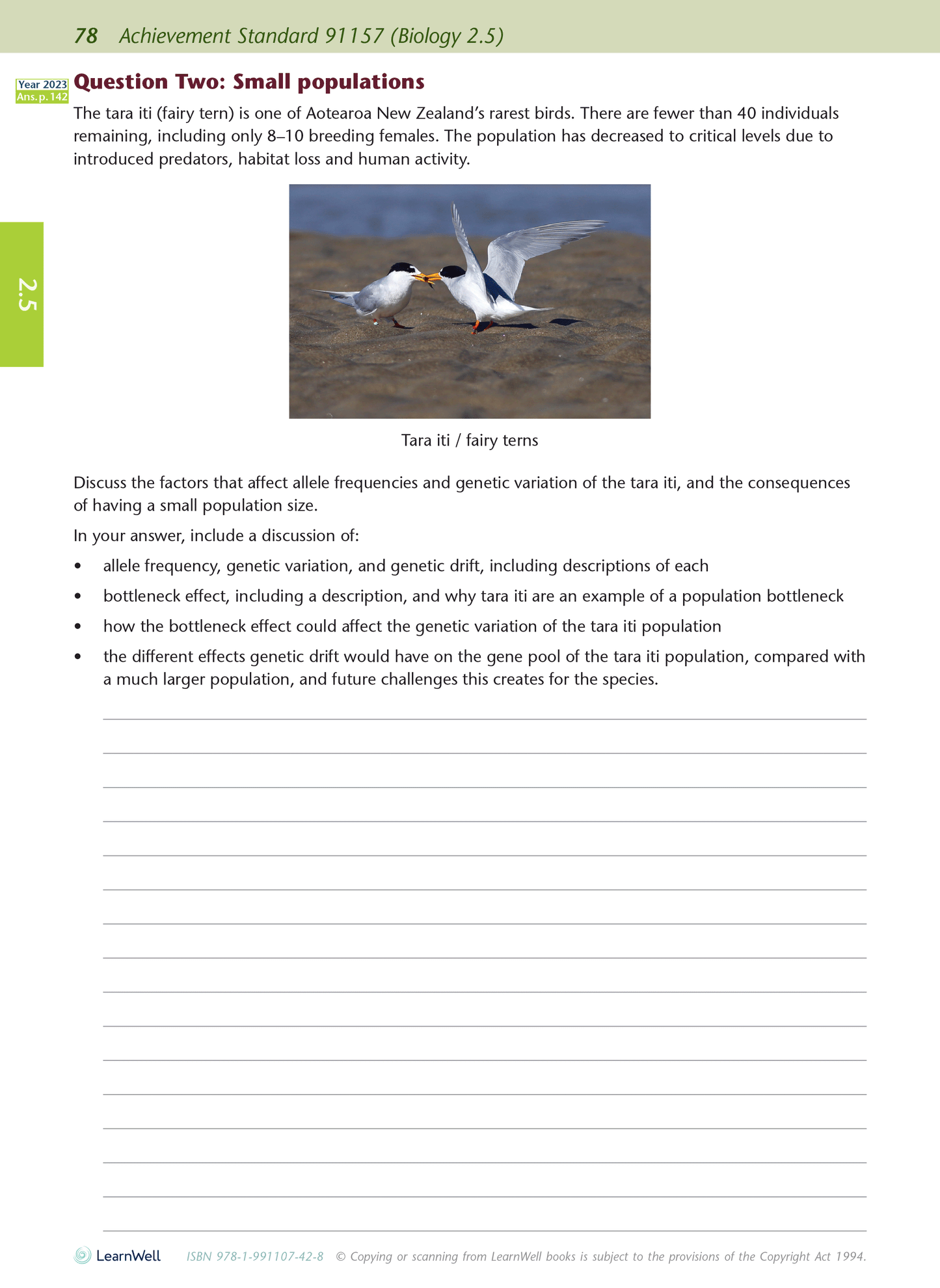 Level 2 Biology AME Workbook - SPECIAL (damaged stock at $10 each)