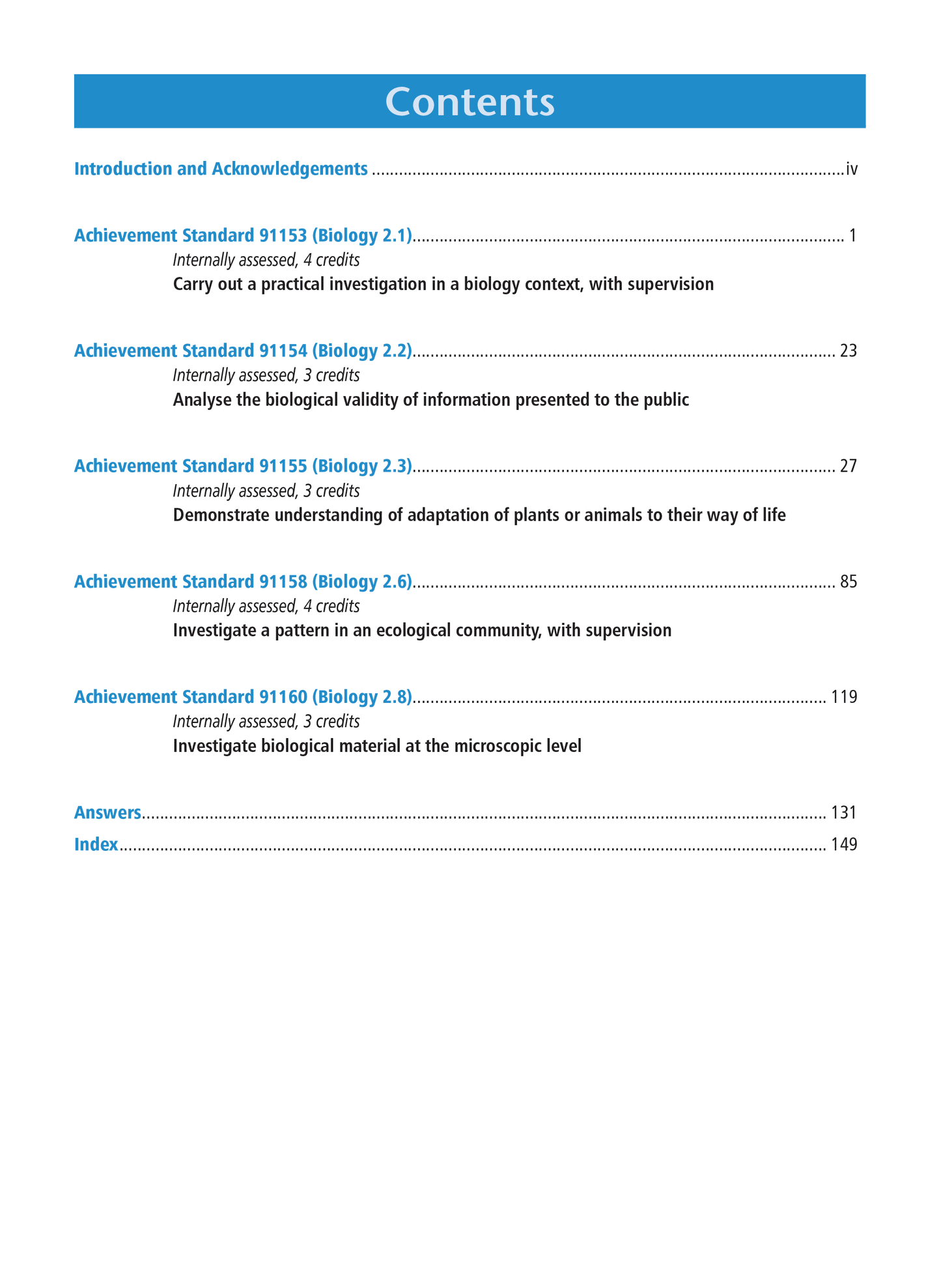 Level 2 Biology Internals Learning Workbook