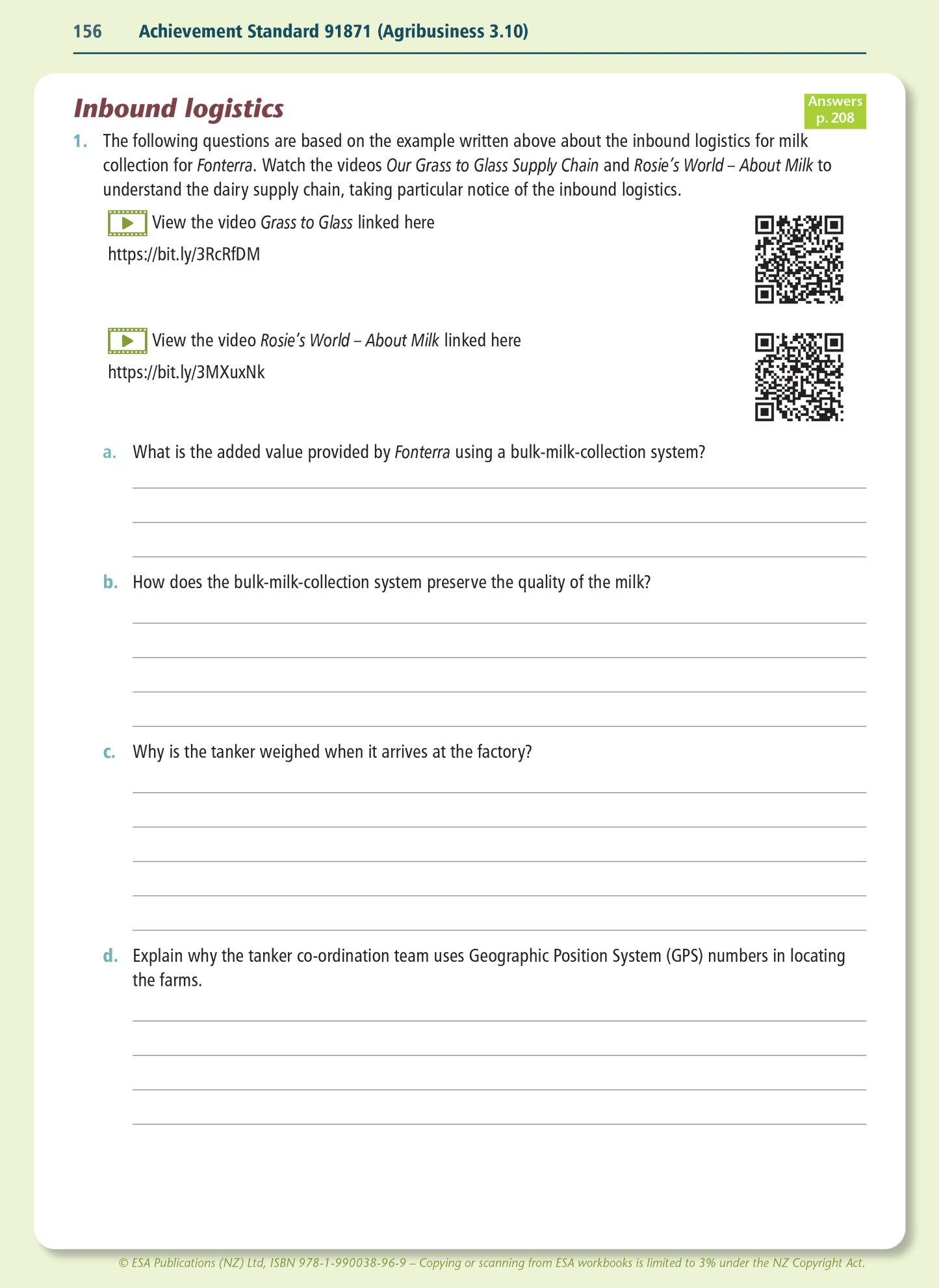 Level 3 Agribusiness Learning Workbook