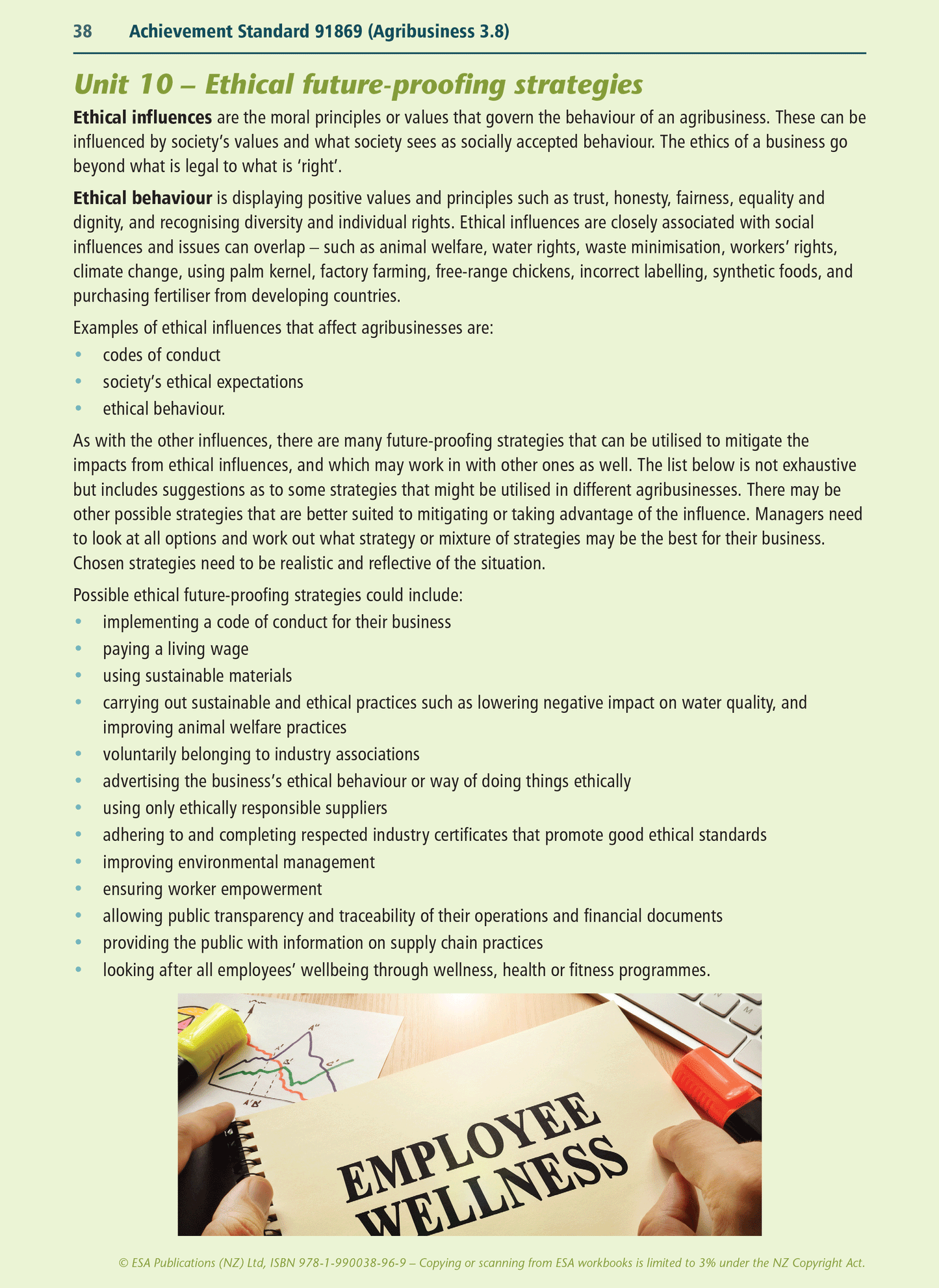 Level 3 Agribusiness Learning Workbook