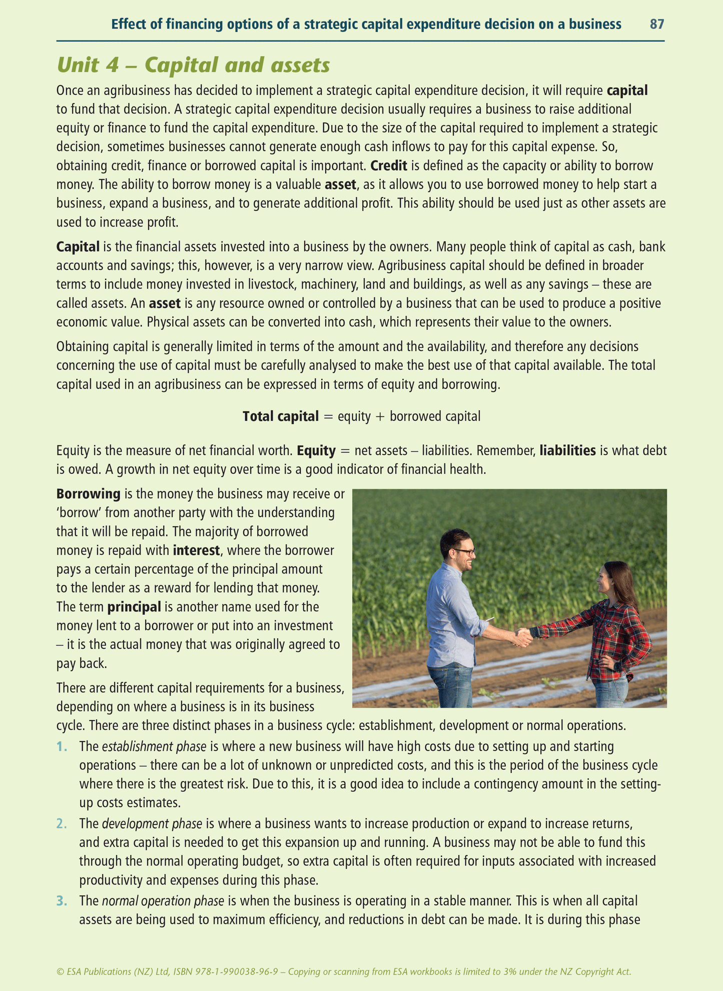Level 3 Agribusiness Learning Workbook