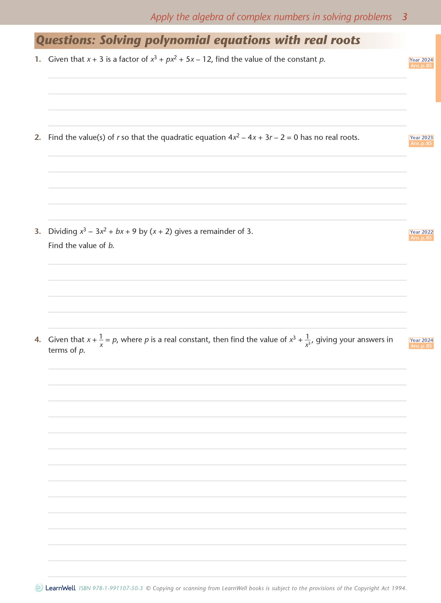 Level 3 Calculus AME Workbook