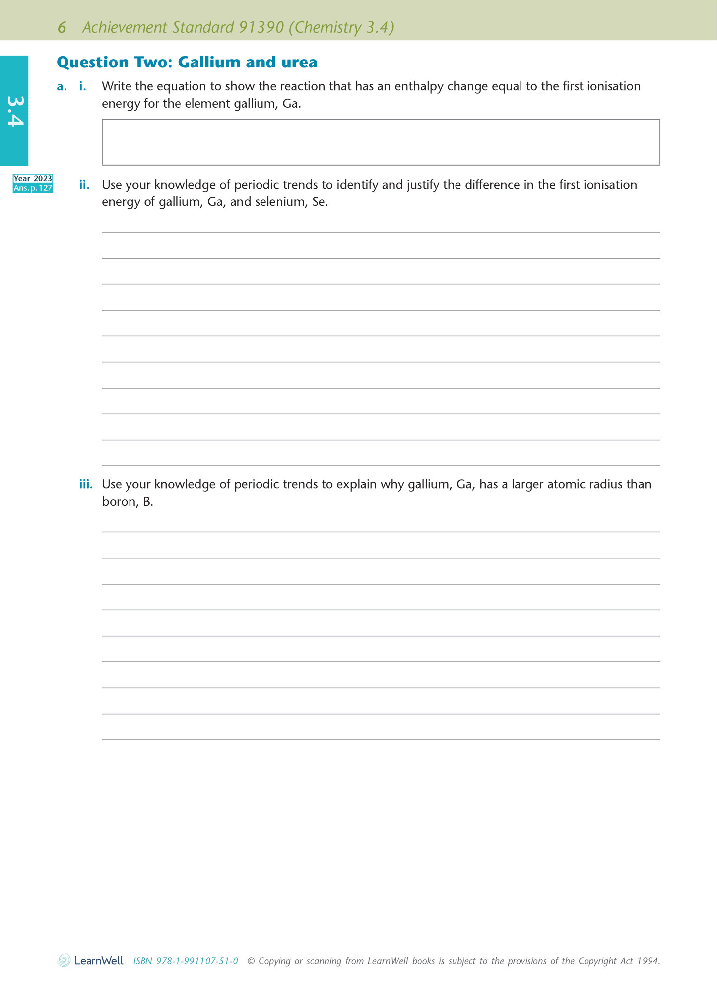 Level 3 Chemistry AME Workbook