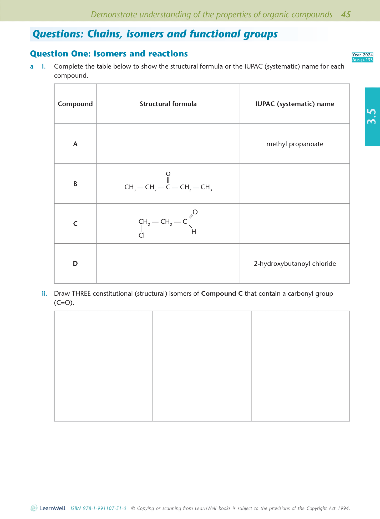 Level 3 Chemistry AME Workbook