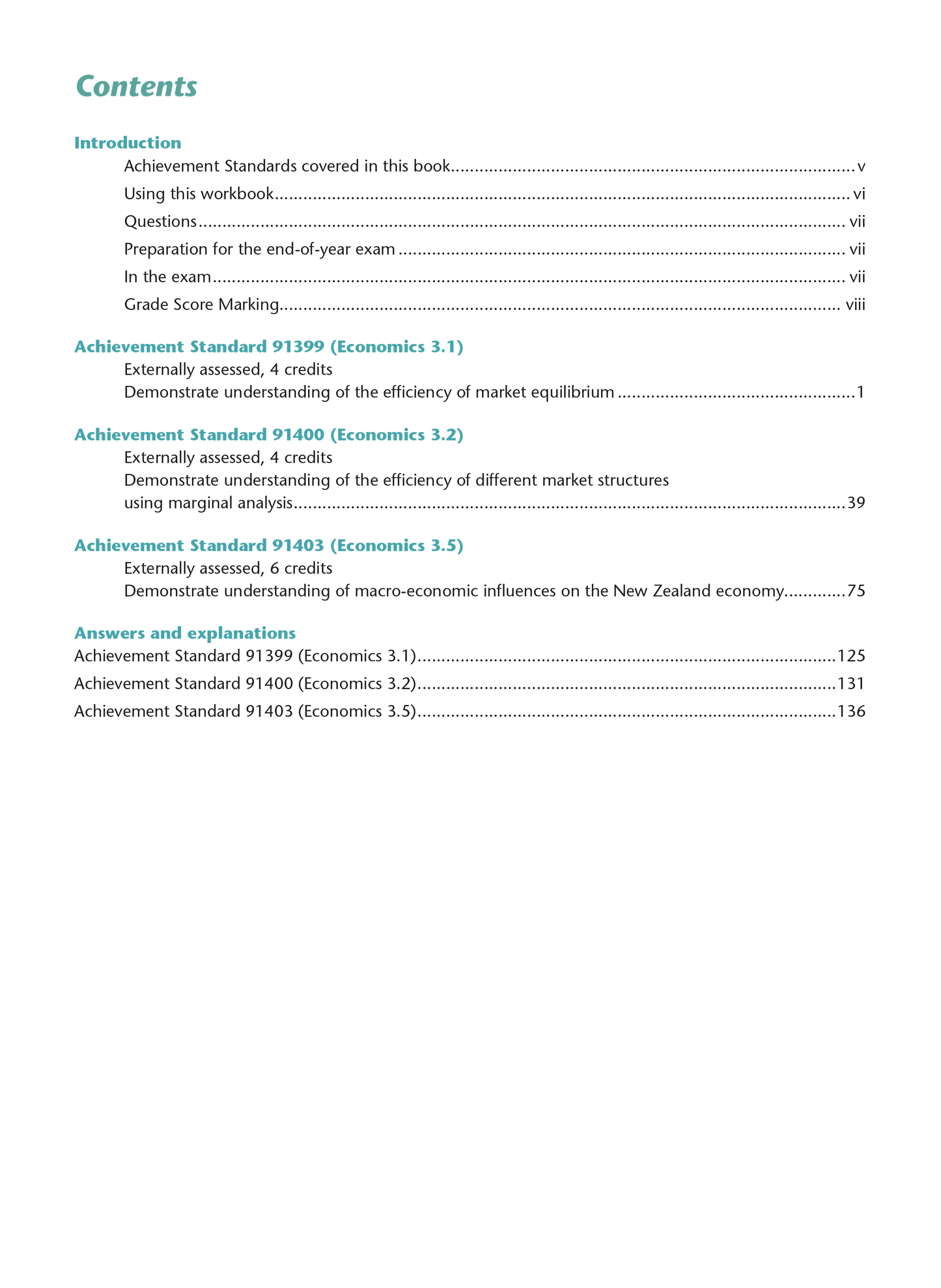 Level 3 Economics AME Workbook