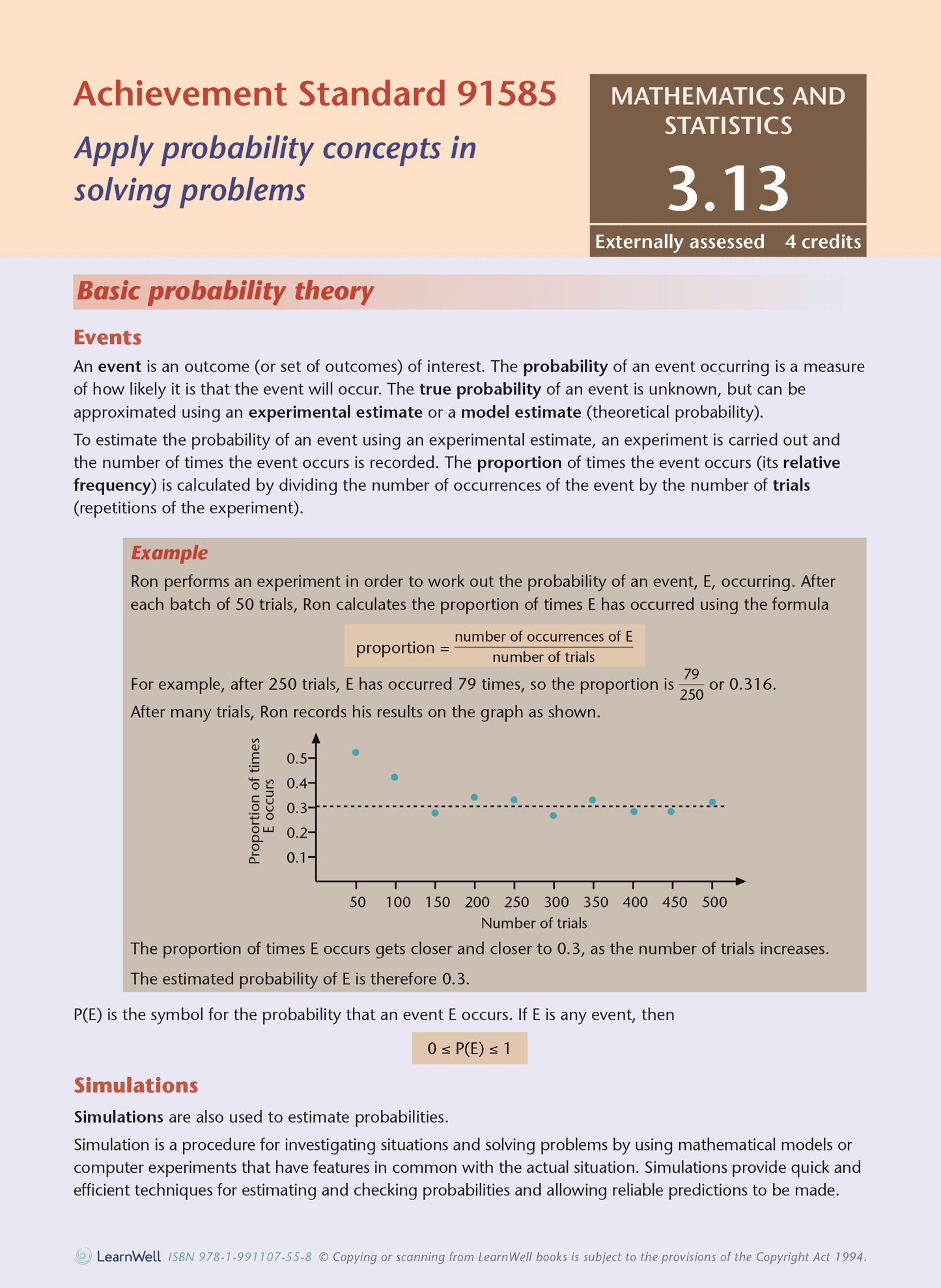 Level 3 Statistics AME Workbook