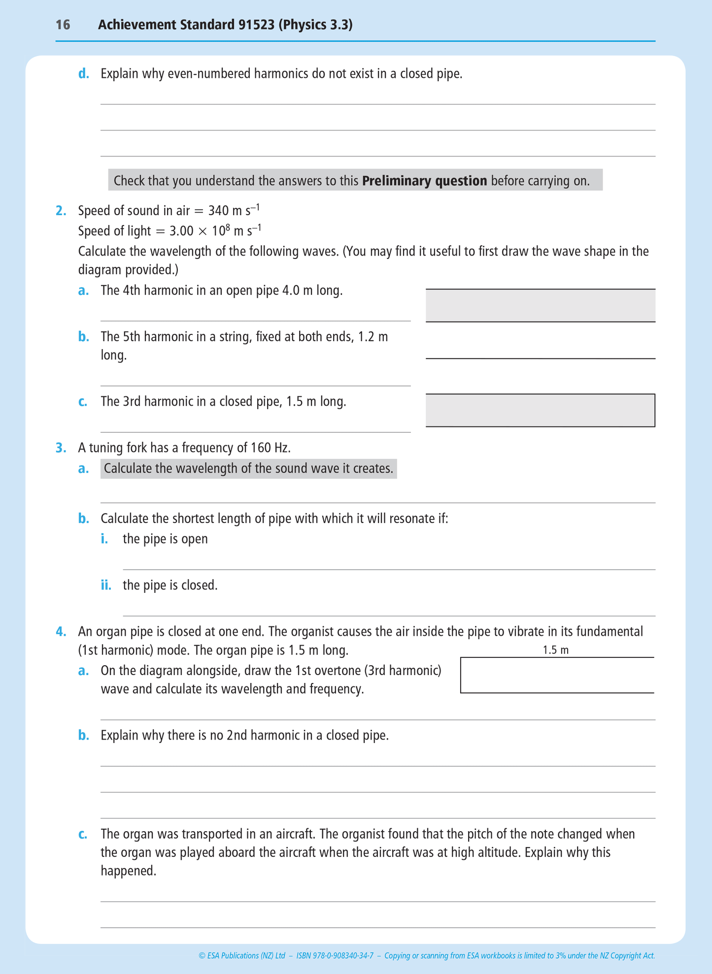 Level 3 Wave Systems 3.3 Learning Workbook