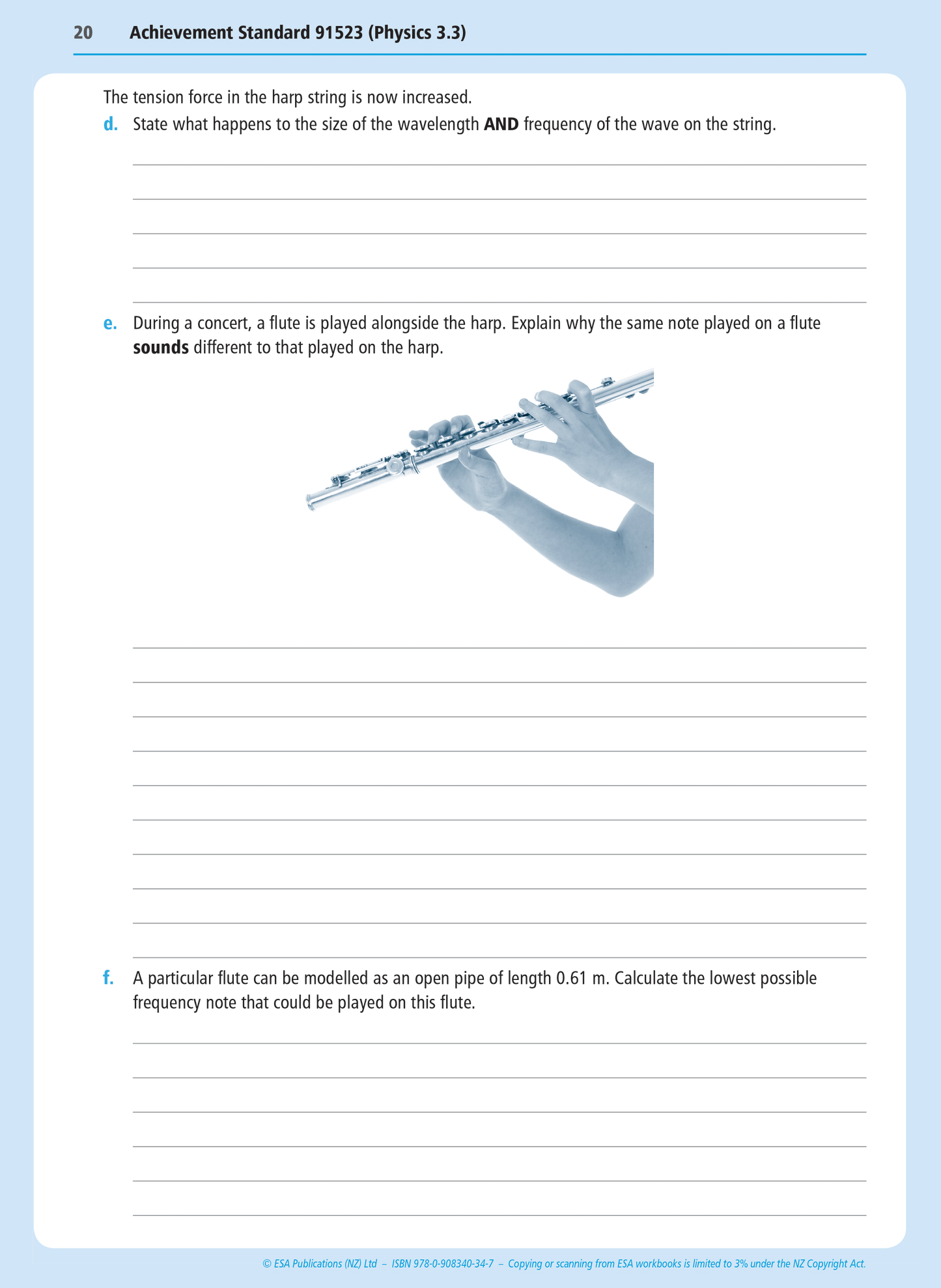 Level 3 Wave Systems 3.3 Learning Workbook