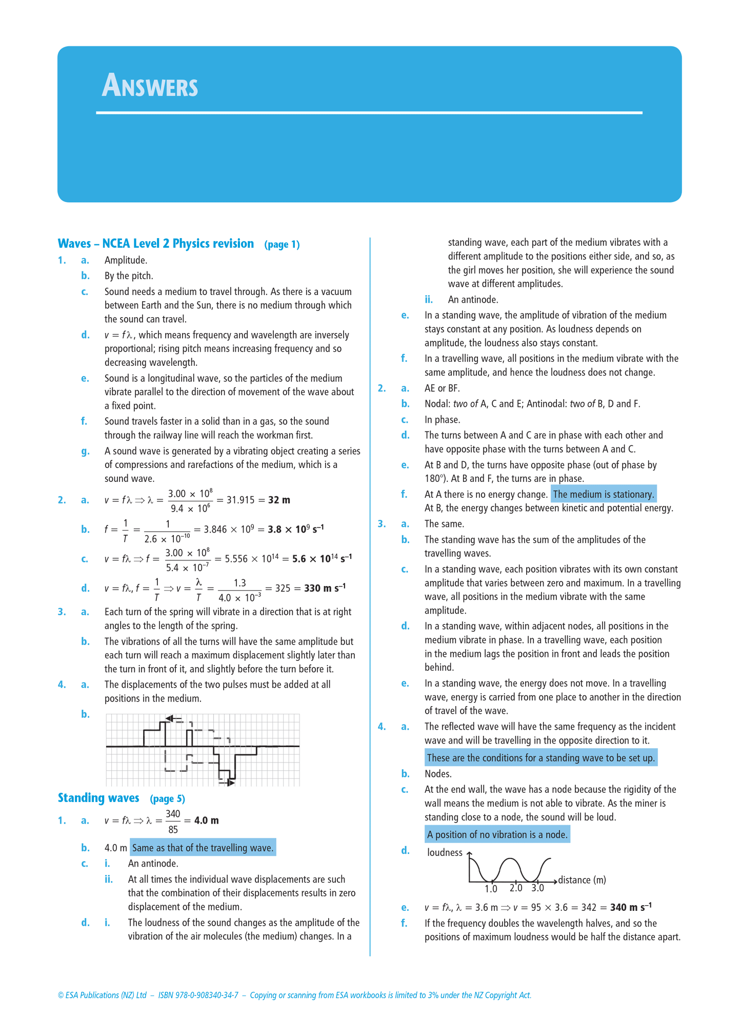 Level 3 Wave Systems 3.3 Learning Workbook