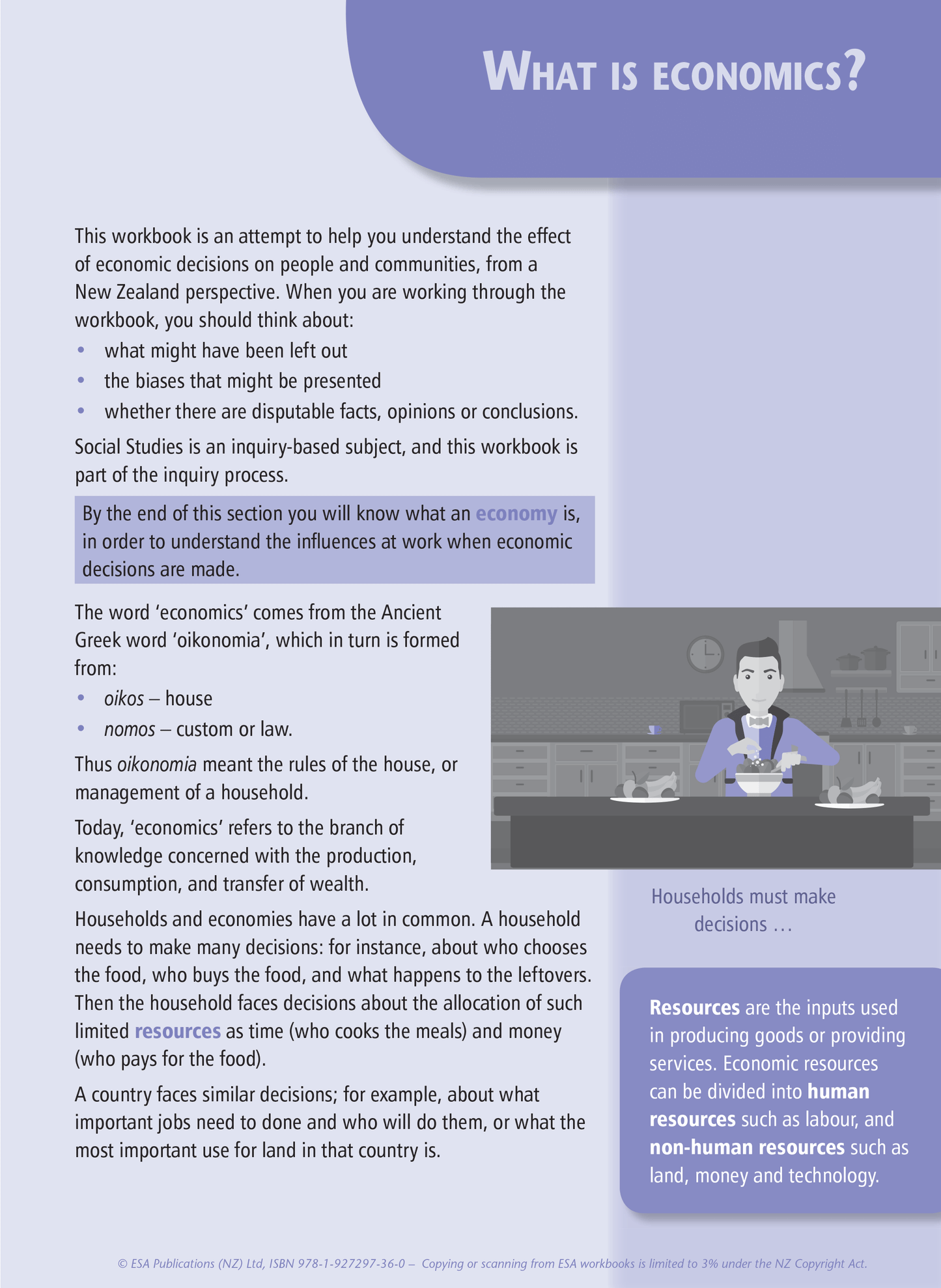 Level 5 Economic Decisions Learning Workbook