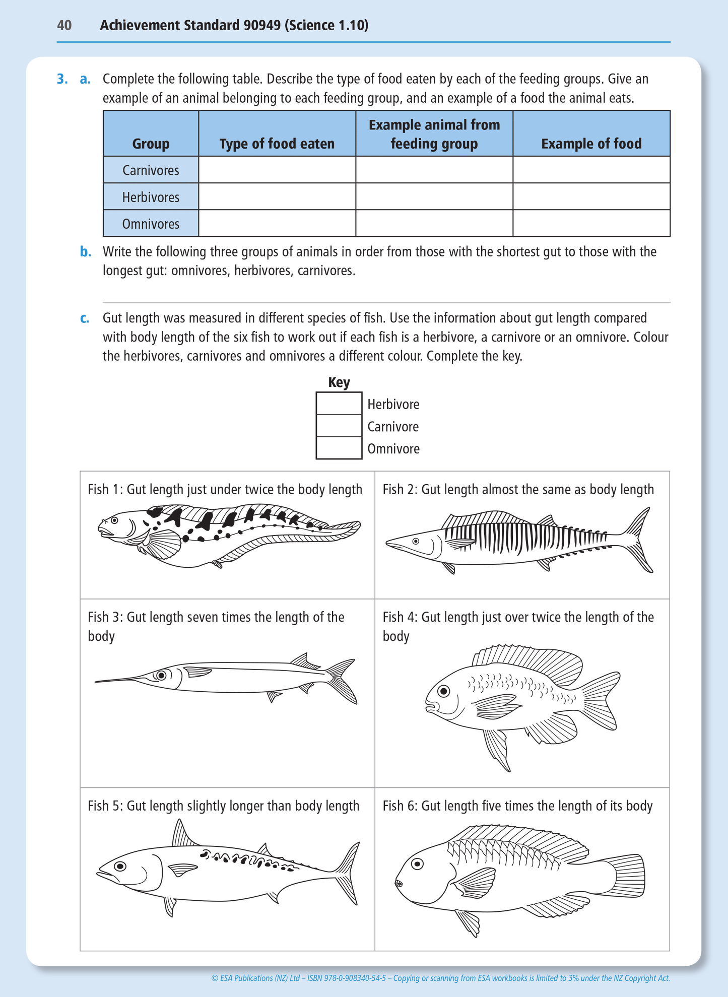 Level 1 Life Processes 1.10 Learning Workbook