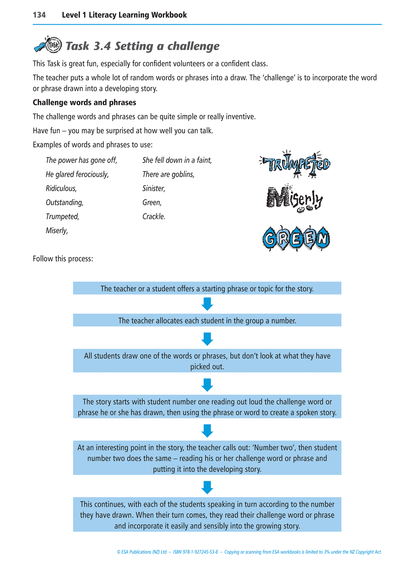 Level 1 Literacy Learning Workbook