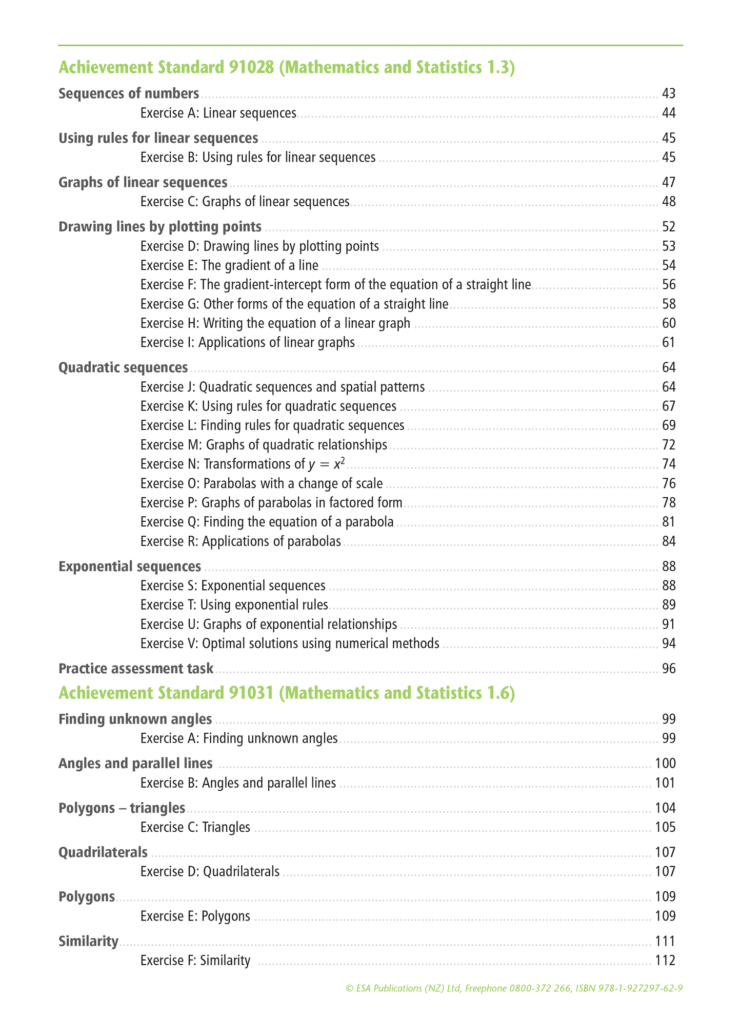 Level 1 Mathematics Externals Learning Workbook