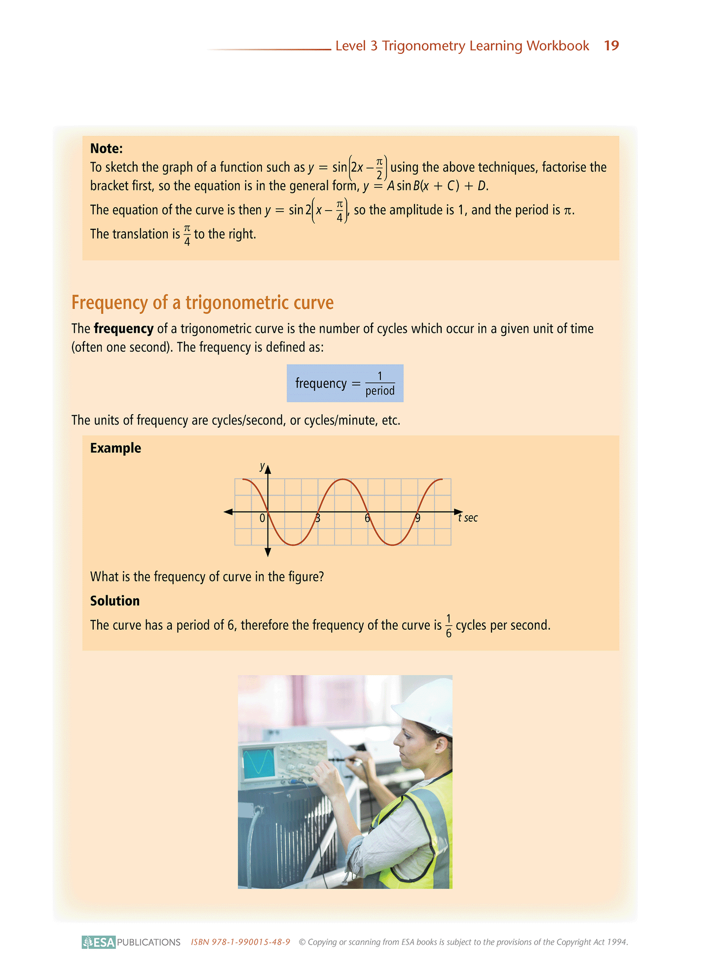 Level 3 Trigonometry 3.3 Learning Workbook