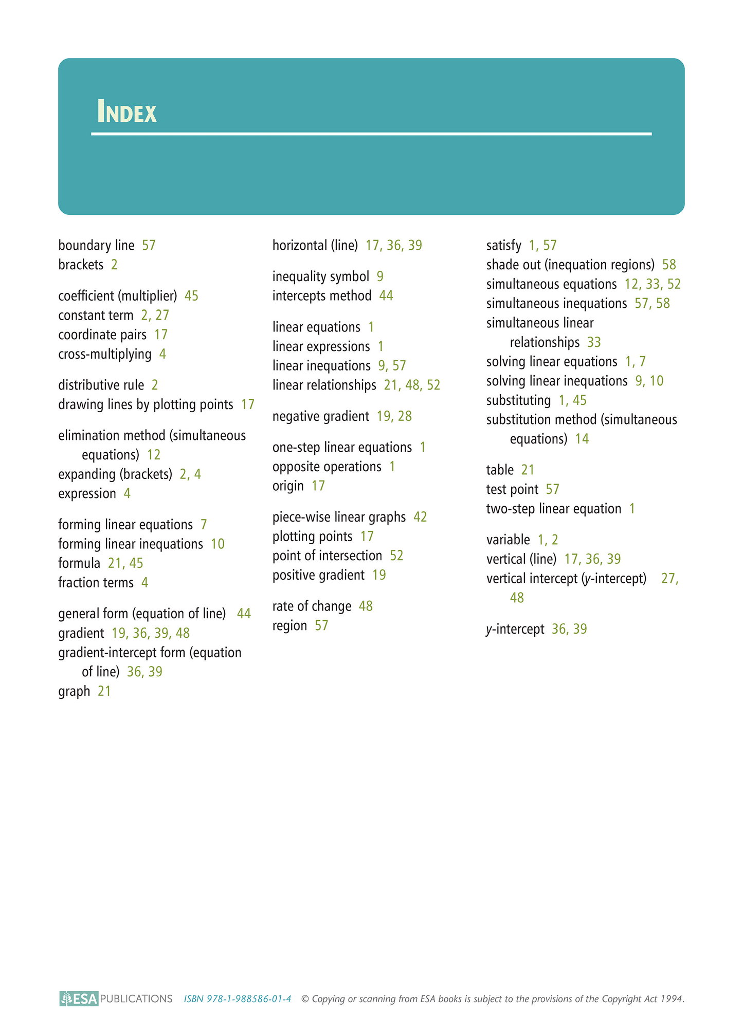 Level 1 Linear Algebra 1.4 Learning Workbook