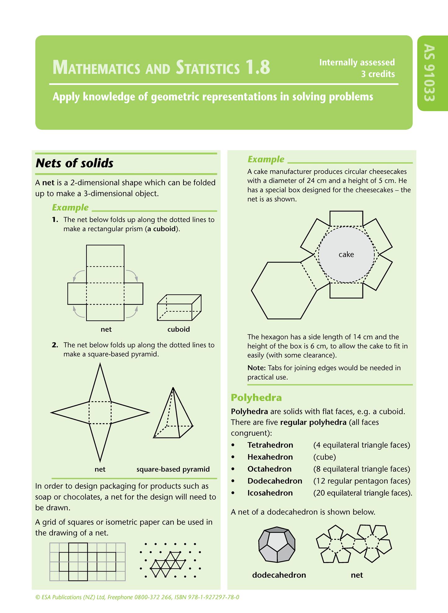 Level 1 Geometric Representations 1.8 Learning Workbook