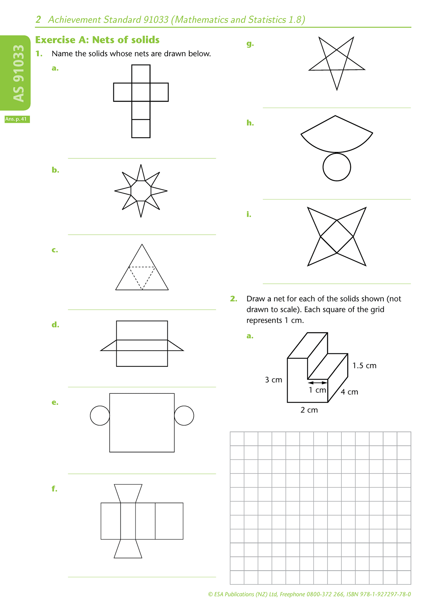 Level 1 Geometric Representations 1.8 Learning Workbook