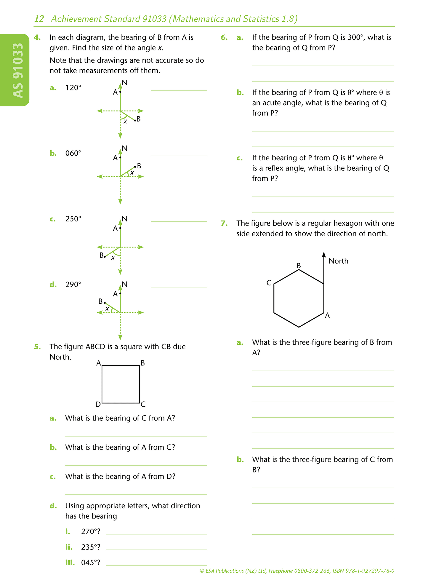 Level 1 Geometric Representations 1.8 Learning Workbook