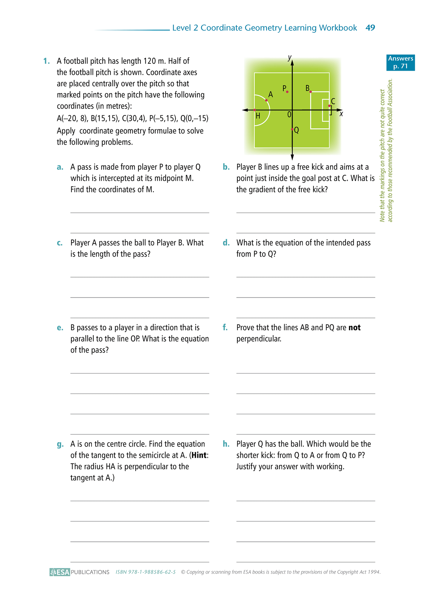 Level 2 Coordinate Geometry 2.1 Learning Workbook