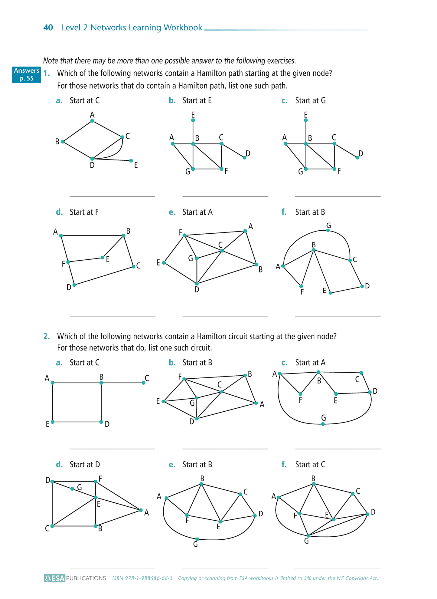 Level 2 Networks 2.5 Learning Workbook