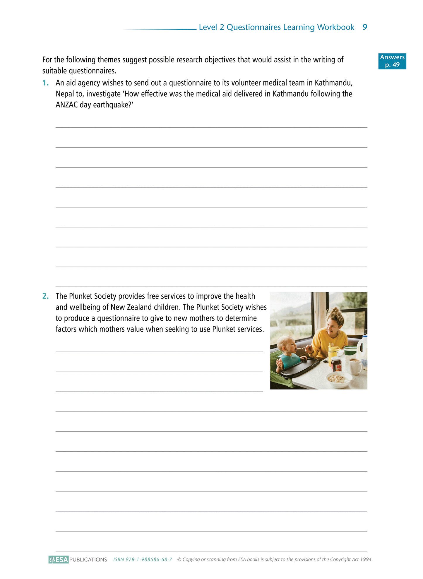 Level 2 Questionnaires 2.8 Learning Workbook