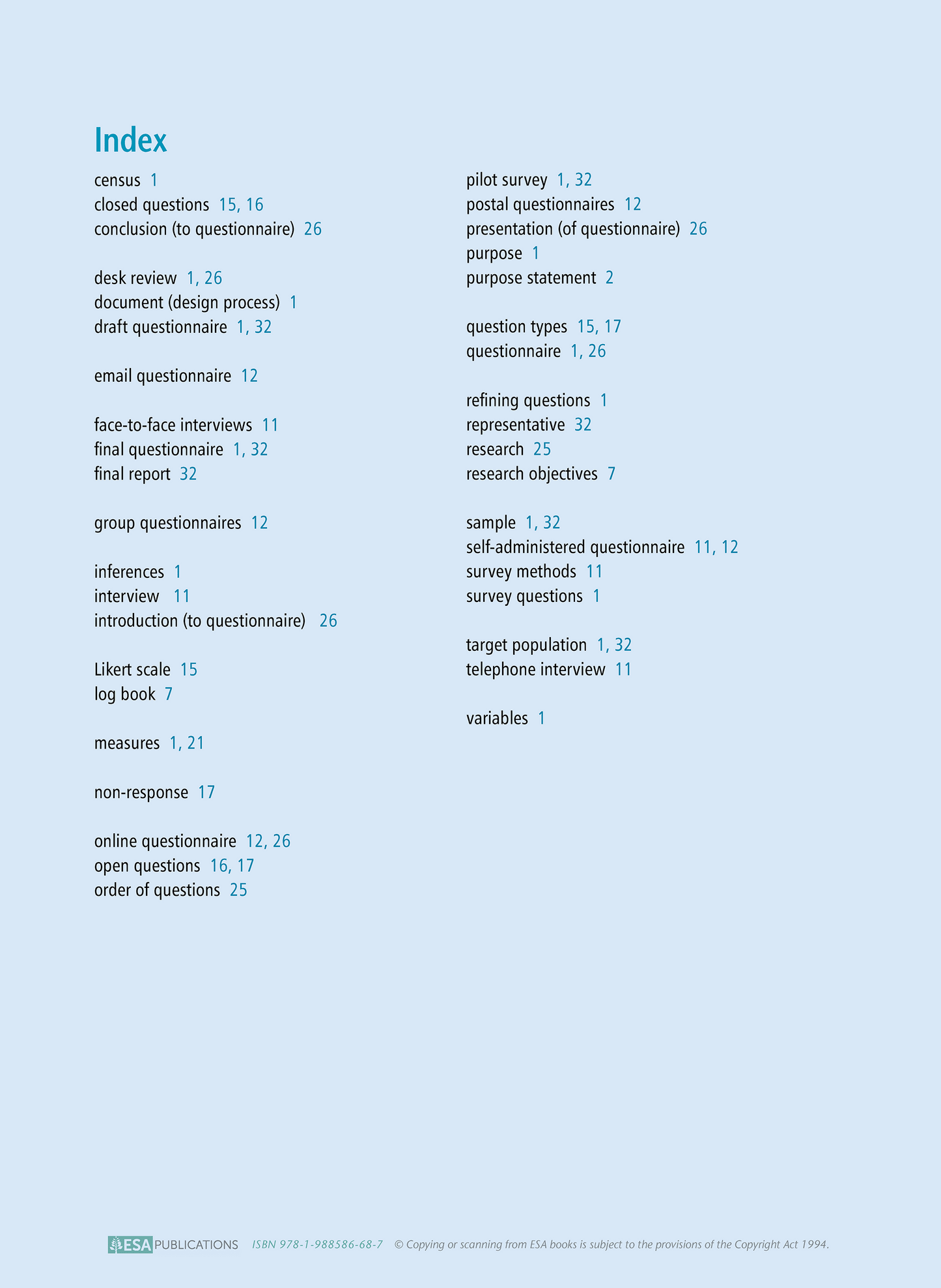 Level 2 Questionnaires 2.8 Learning Workbook