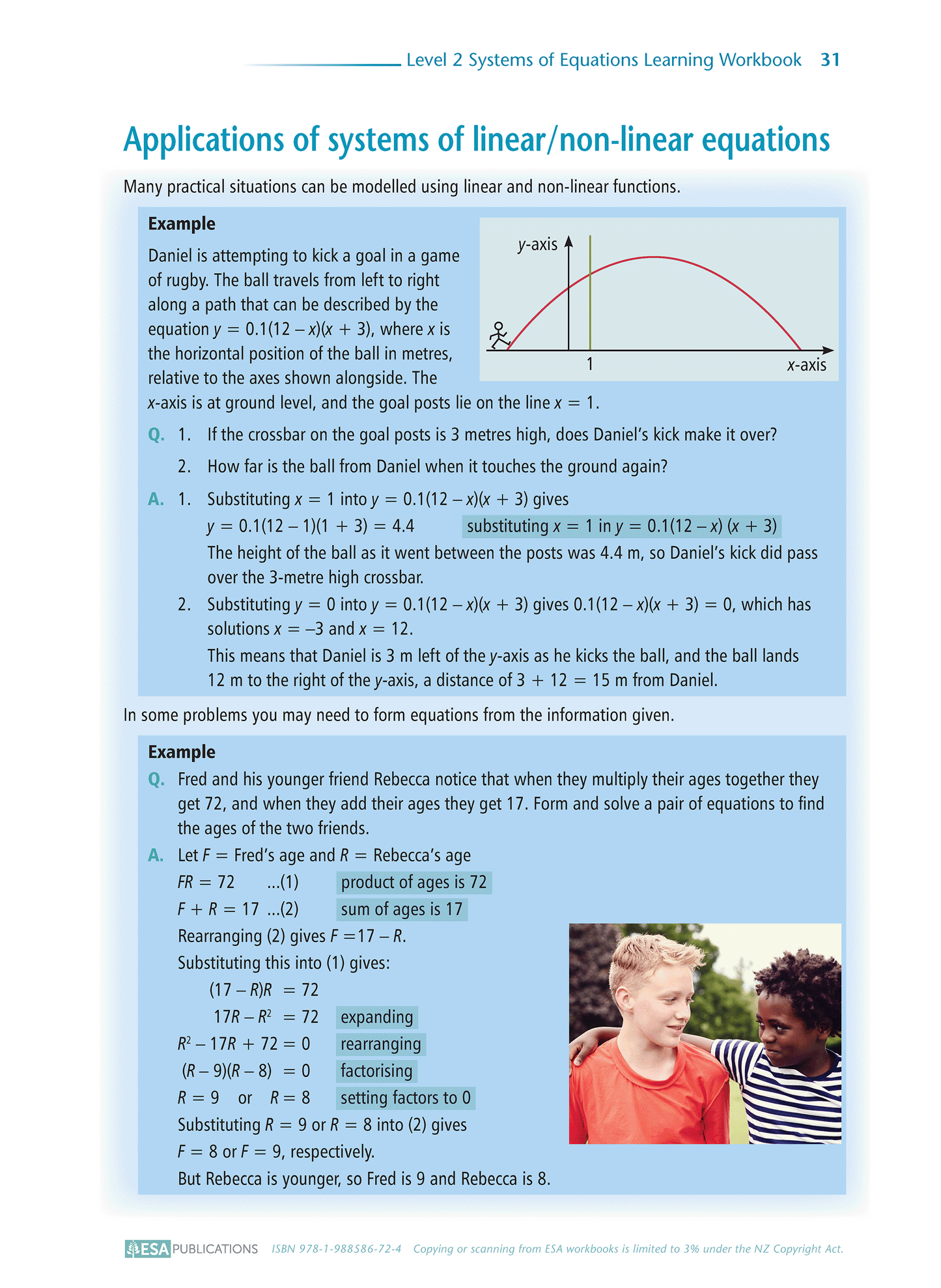 Level 2 Systems of Equations 2.14 Learning Workbook