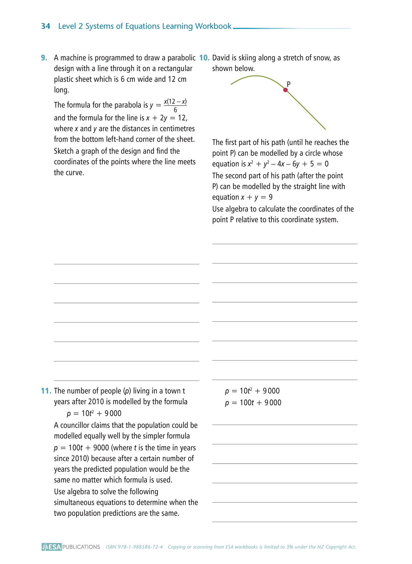 Level 2 Systems of Equations 2.14 Learning Workbook