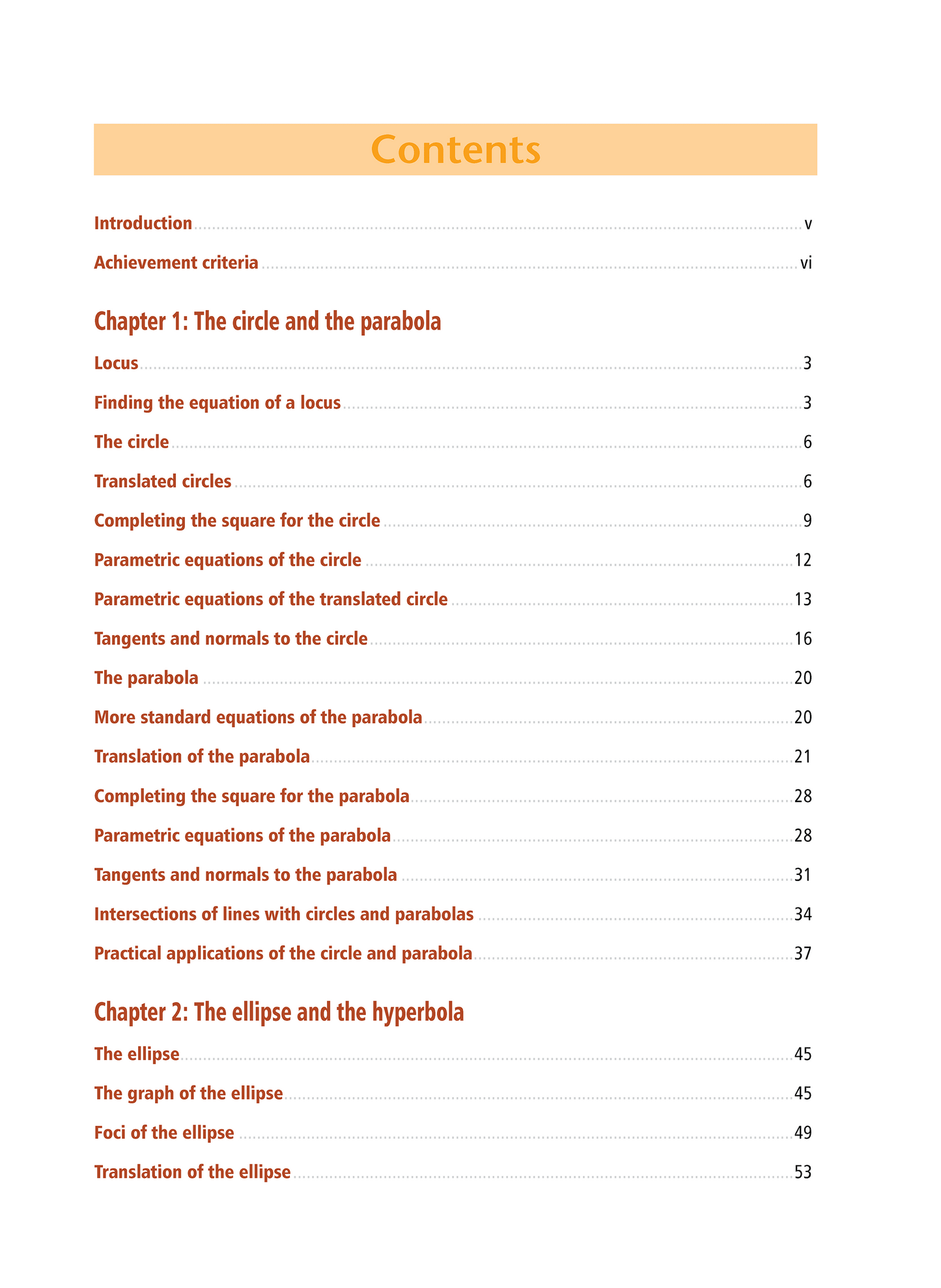 Level 3 Conic Sections 3.1 Learning Workbook - SPECIAL (damaged stock at $6 each)