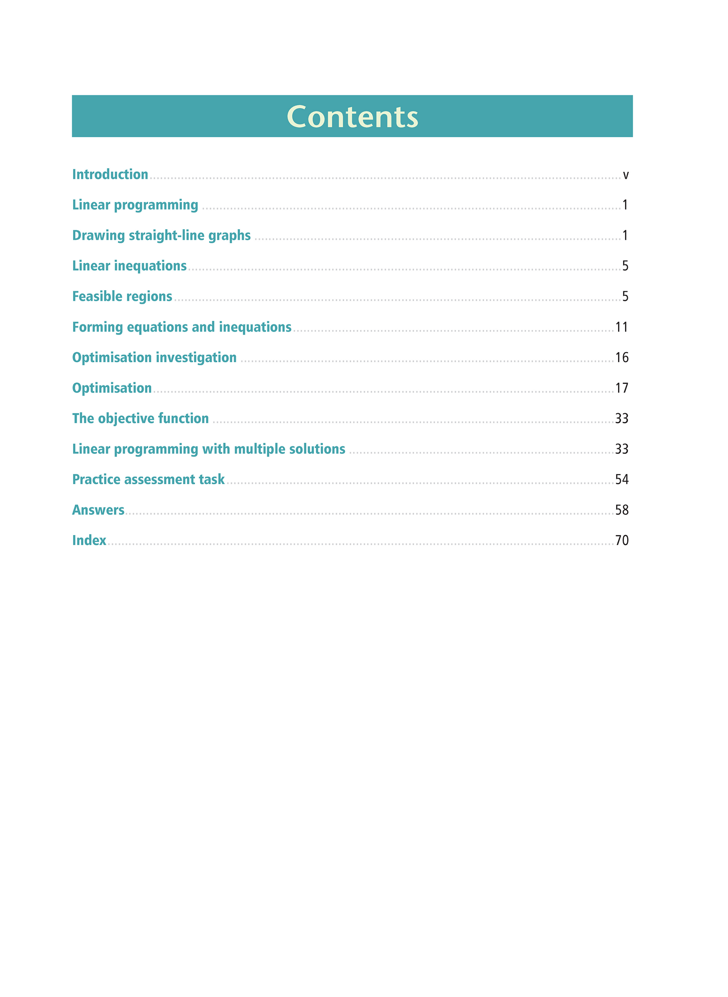 Level 3 Linear Programming 3.2 Learning Workbook