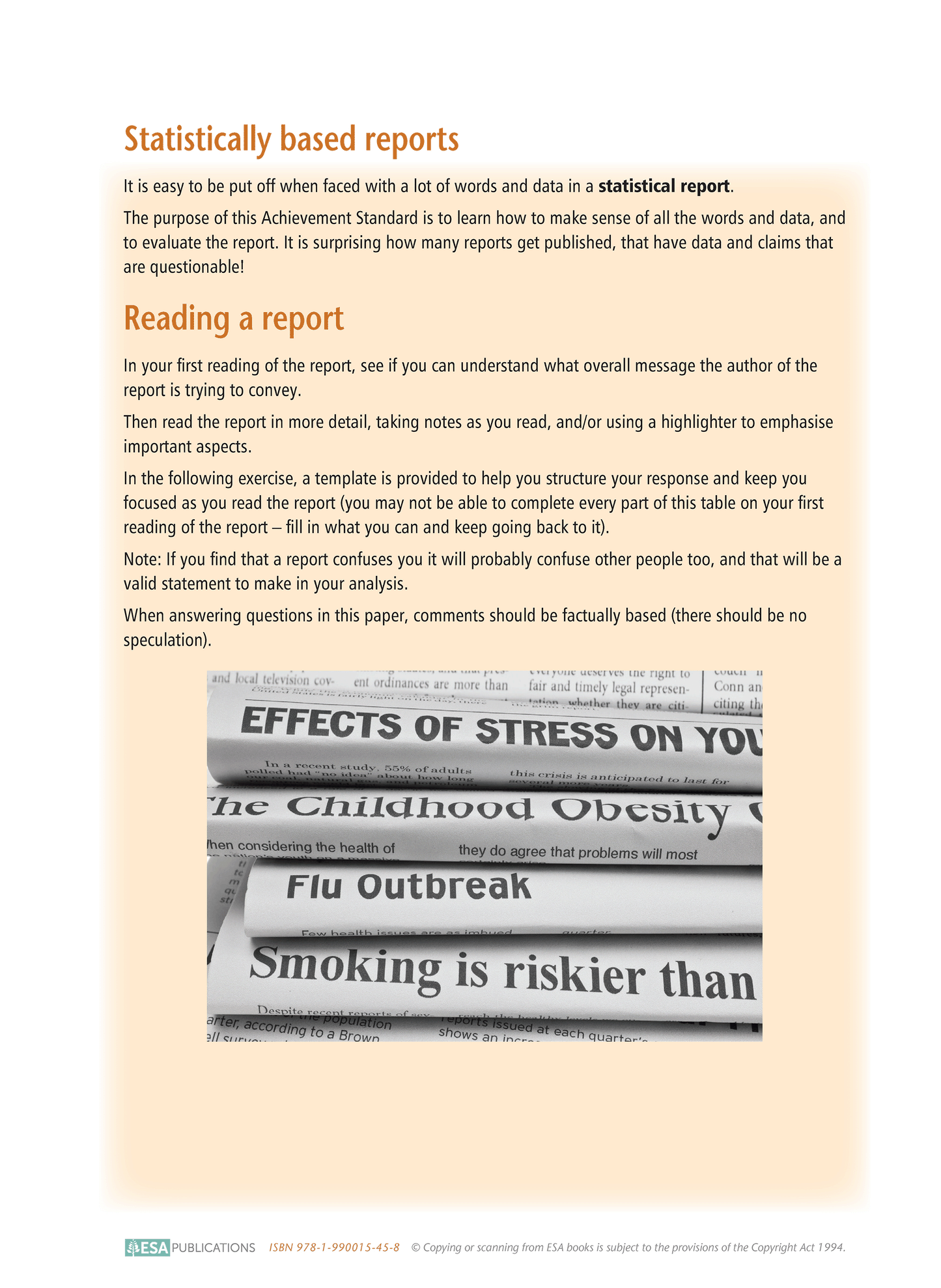 Level 3 Reports 3.12 Learning Workbook