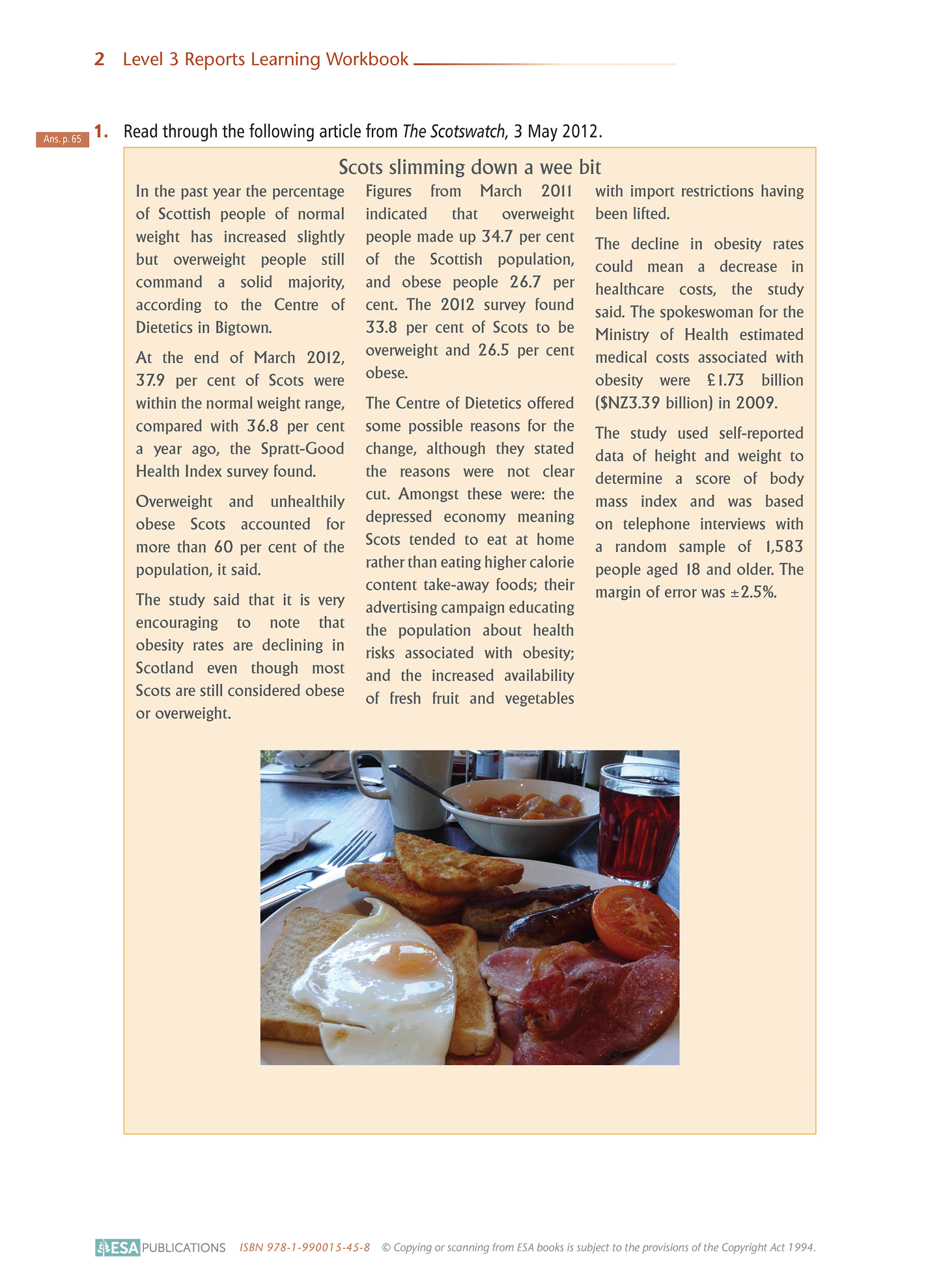 Level 3 Reports 3.12 Learning Workbook