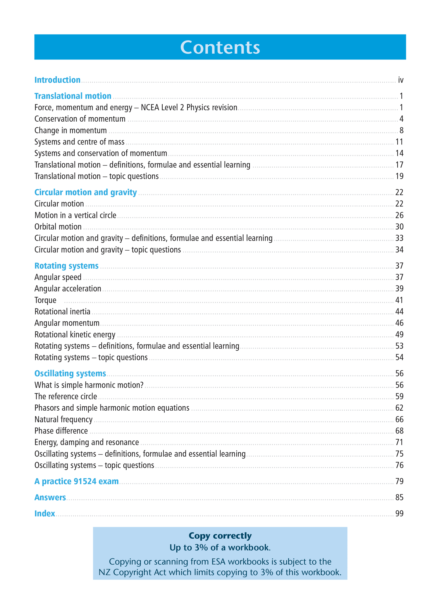 Level 3 Mechanical Systems 3.4 Learning Workbook