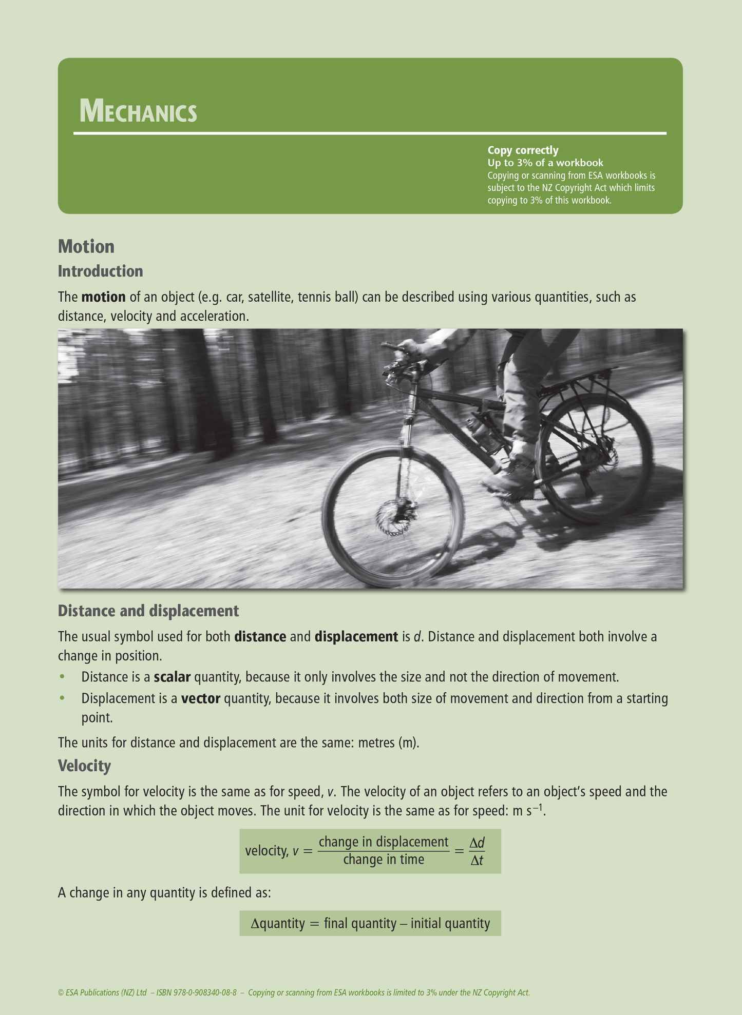 Level 2 Mechanics 2.4 Learning Workbook