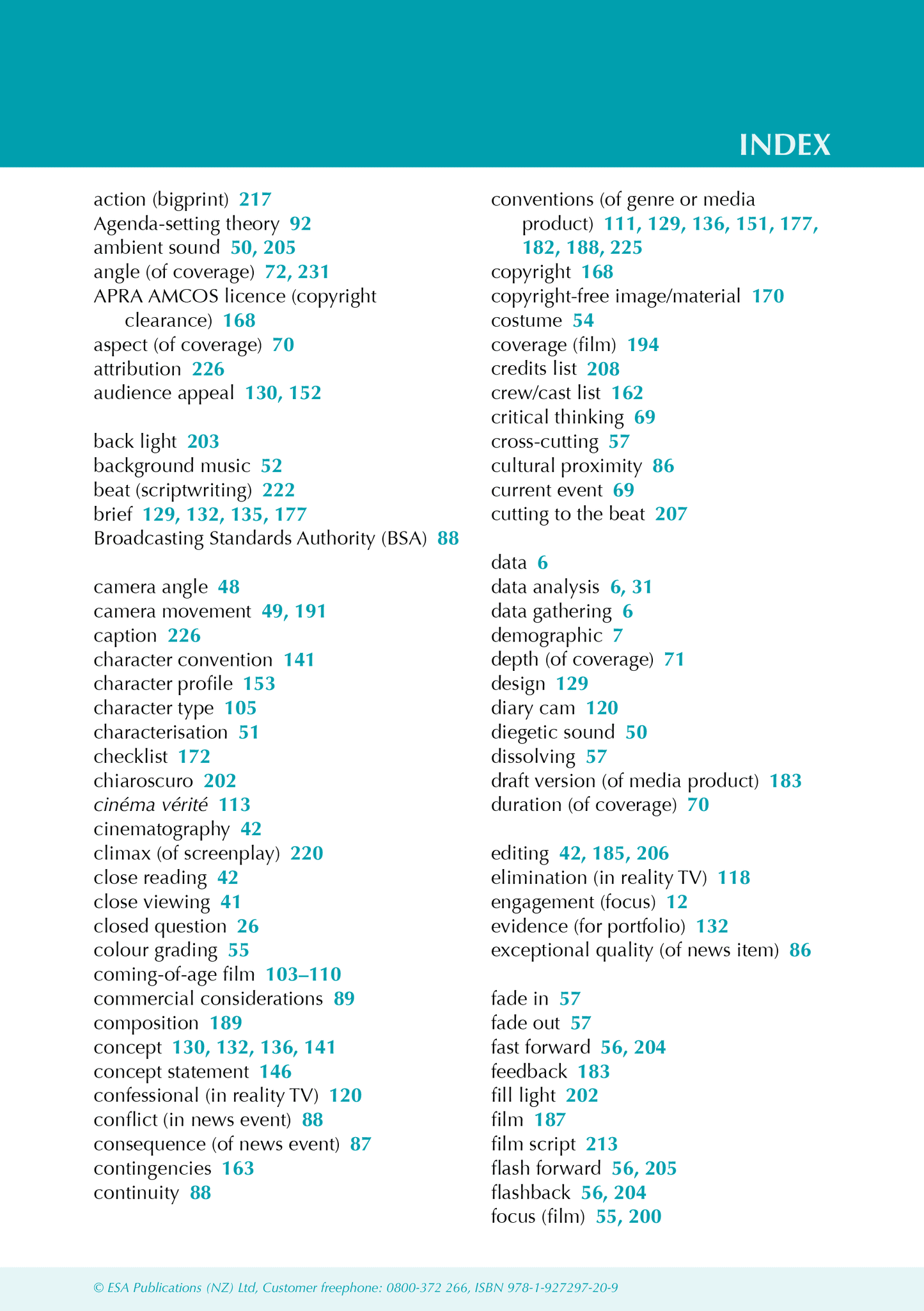 Level 1 Media Studies ESA Study Guide