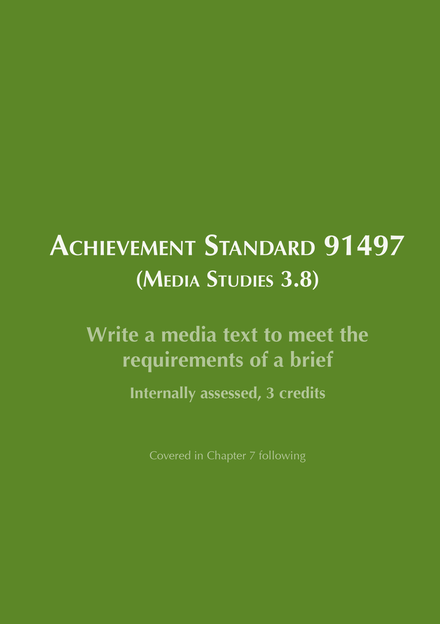 Level 3 Media Studies ESA Study Guide