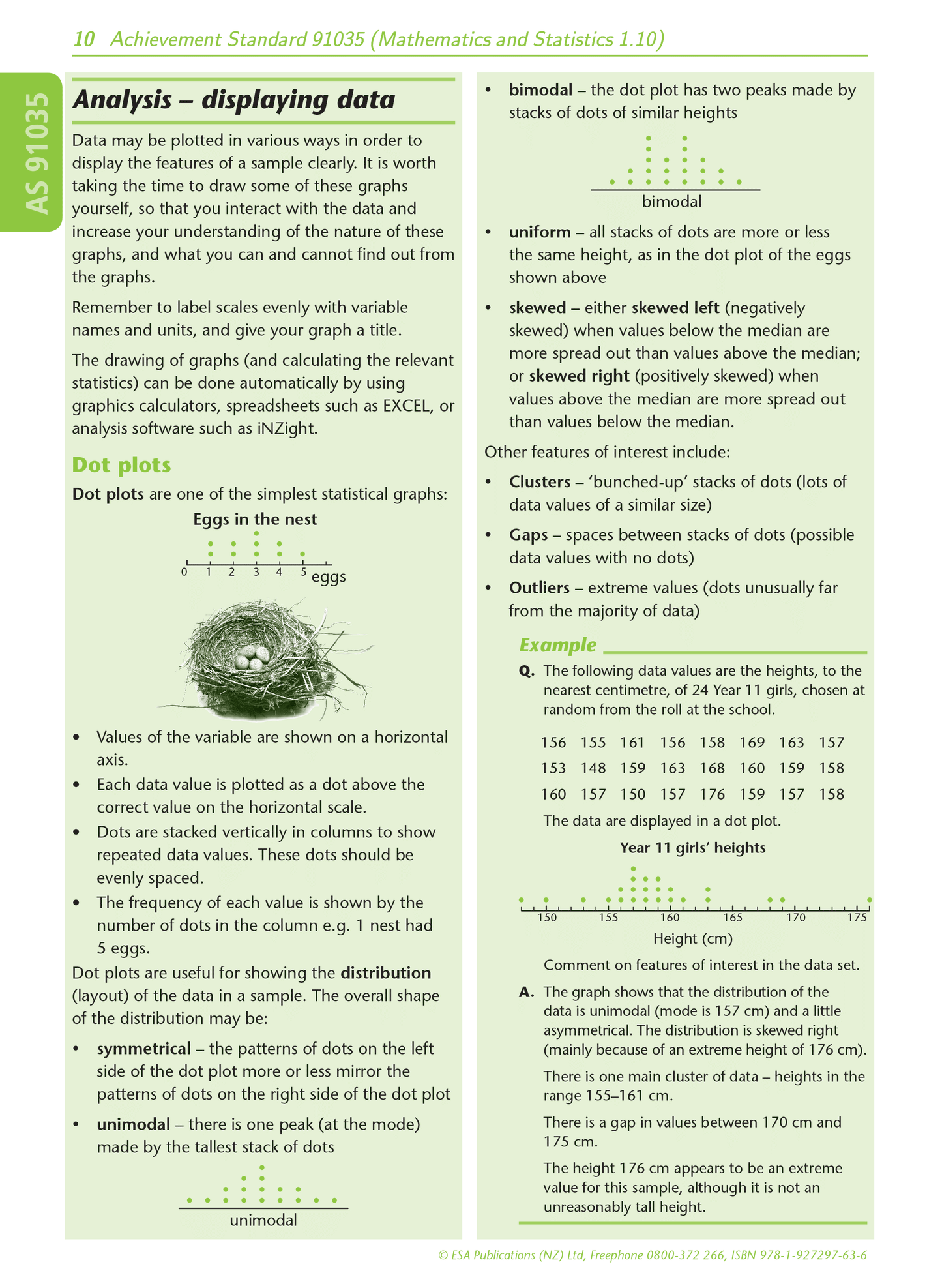 Level 1 Multivariate Data 1.10 Learning Workbook