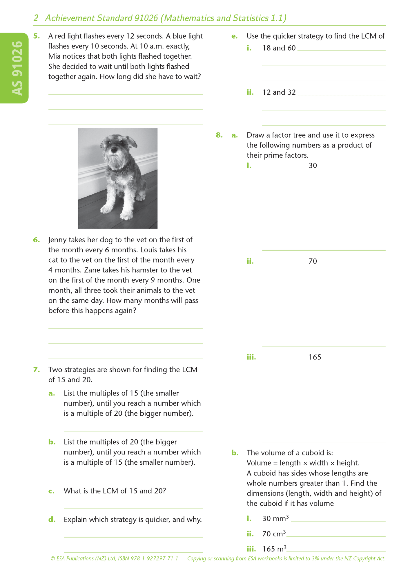 Level 1 Number 1.1 Learning Workbook